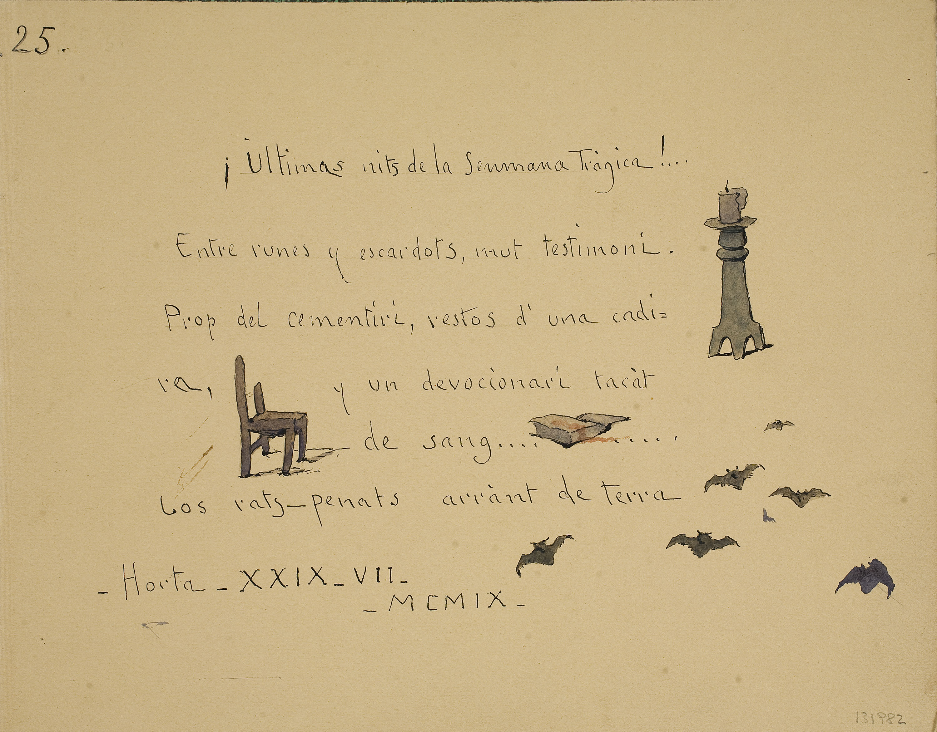 Modest Urgell - ¡Últimas nits de la Senmana Tràgica! - Cap a 1918 image for: Modest Urgell - ¡Últimas nits de la Senmana Tràgica! - Cap a 1918