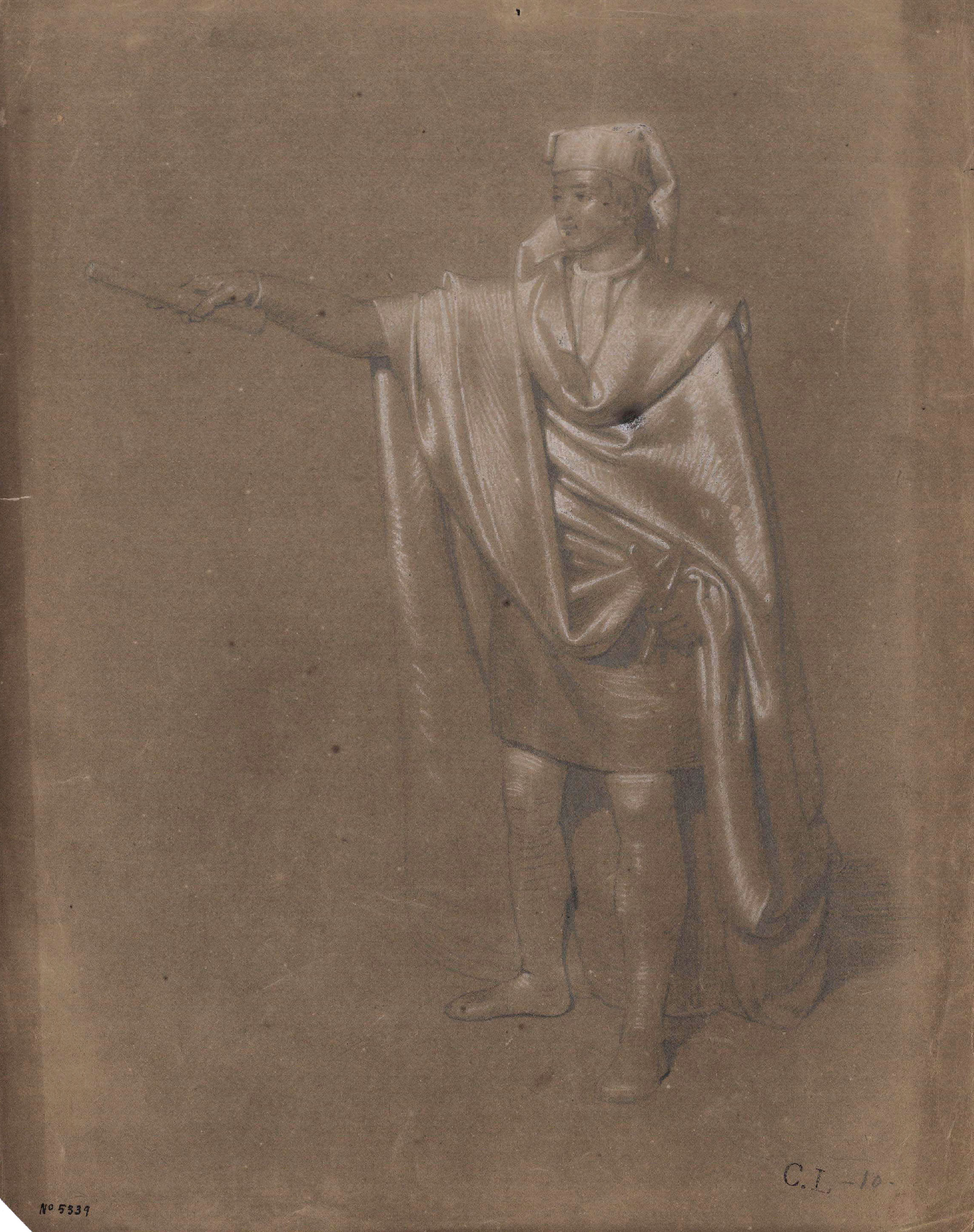 image for: Claudi Lorenzale - Estudi d'ambaixador de la Diputació de Barcelona - Cap a 1860-1870