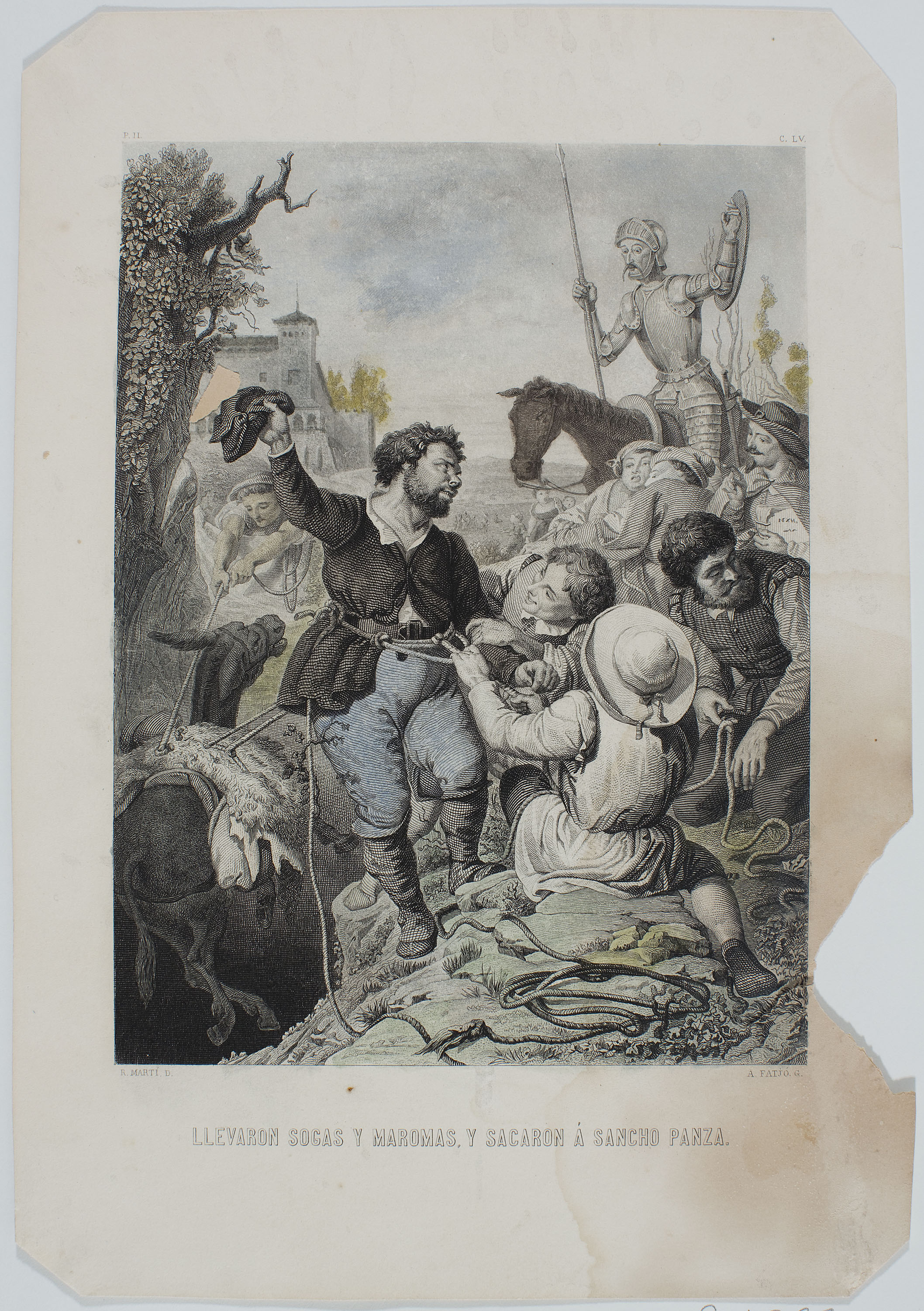 image for: Àngel Fatjó - Il·lustració del Quixot - 1859