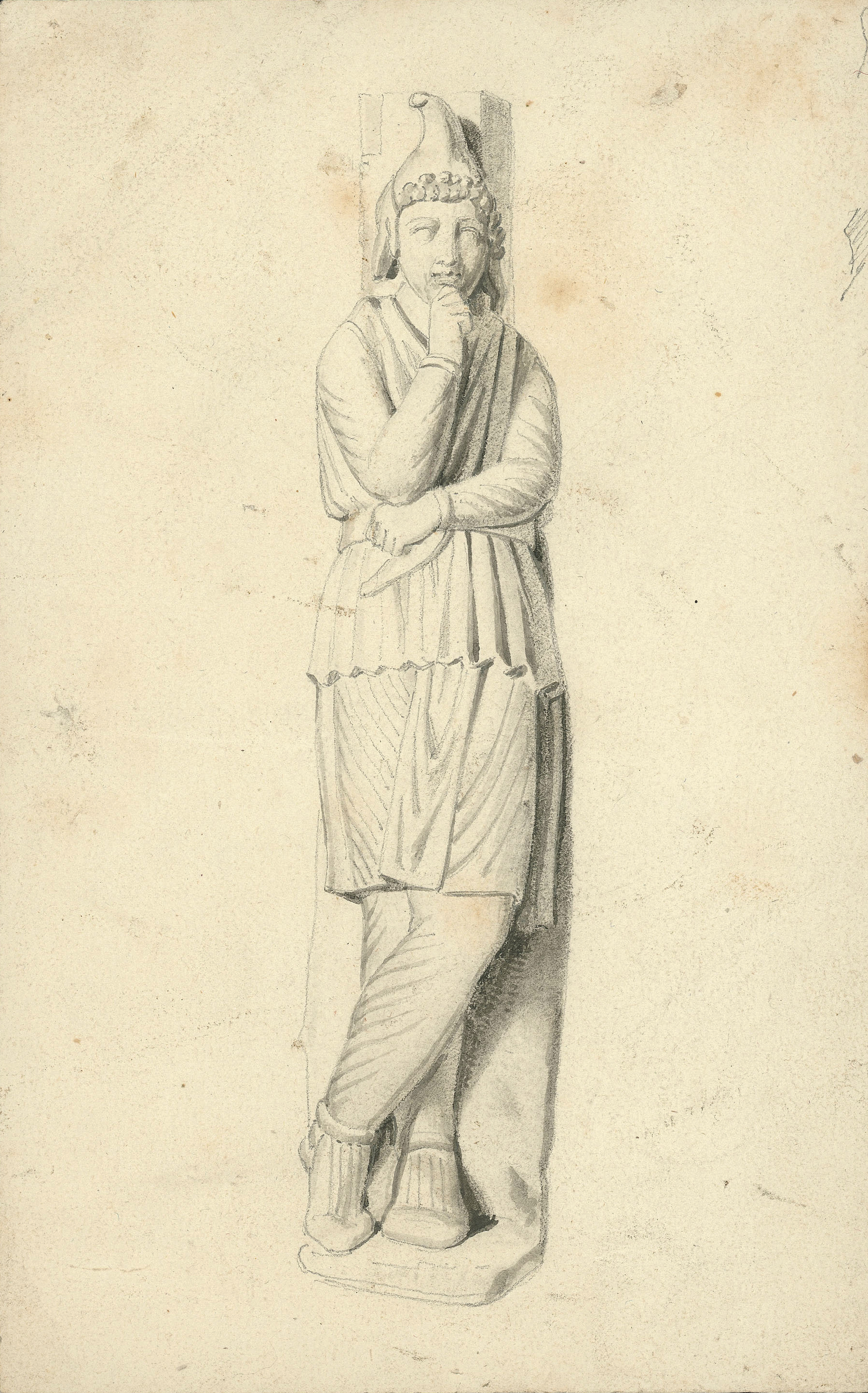 image for: Dutailly - Escultura antiga trobada a València - Cap a 1801-1803