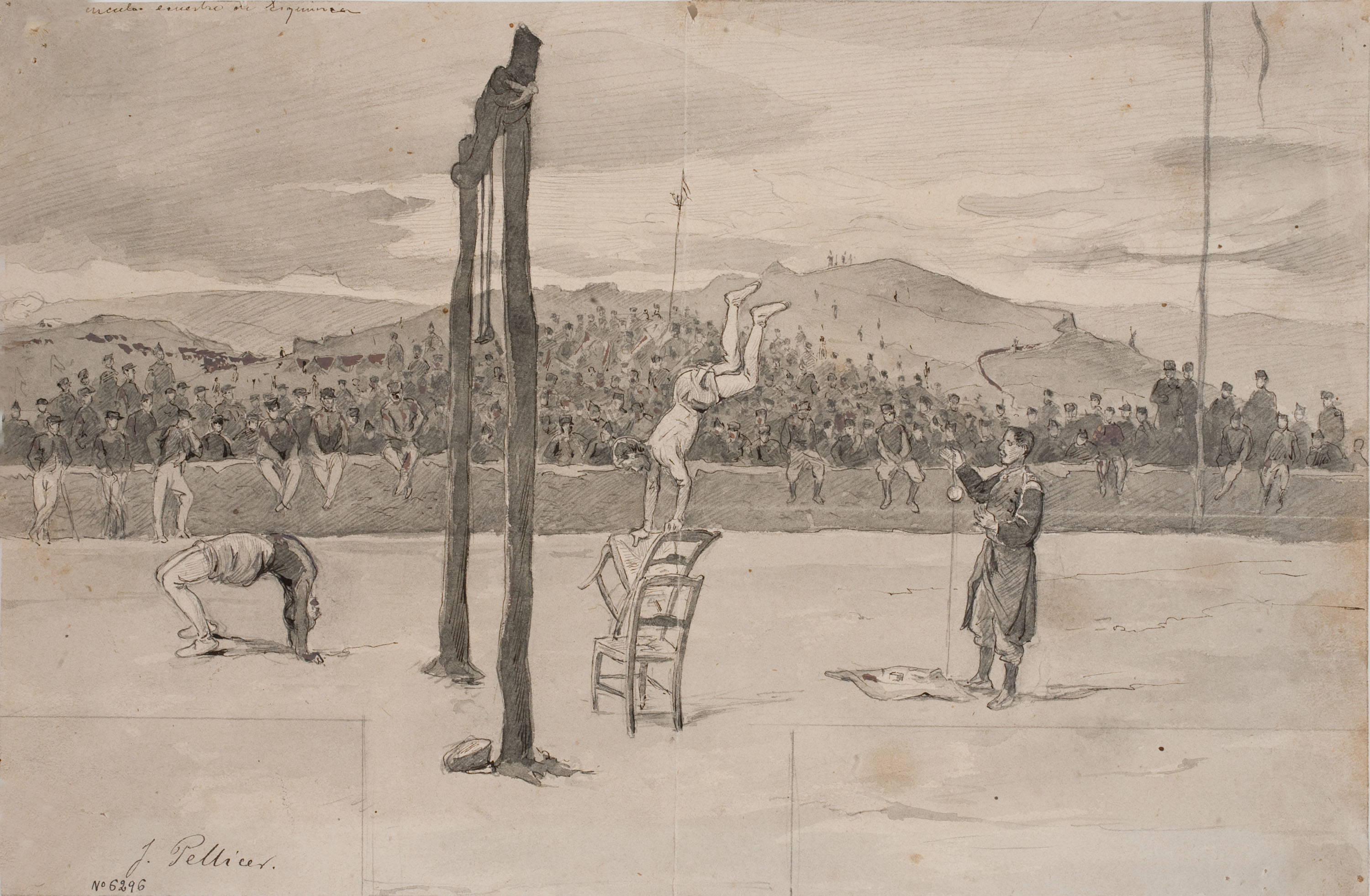 image for: Josep Lluís Pellicer - Gimnàstica a Monte Esquinza - 1875