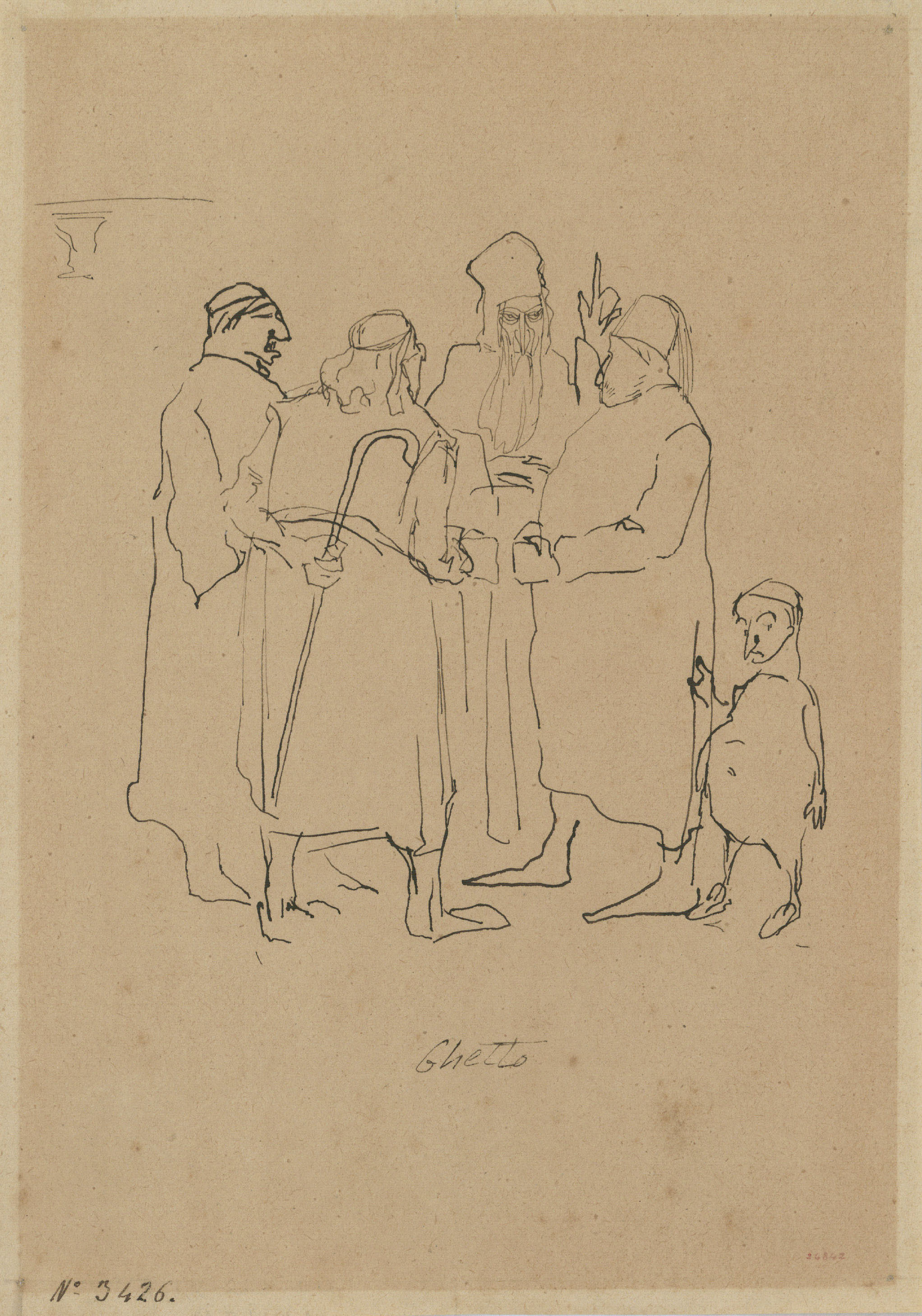 image for: Eugeni d'Ors - Guetto - Cap a 1910