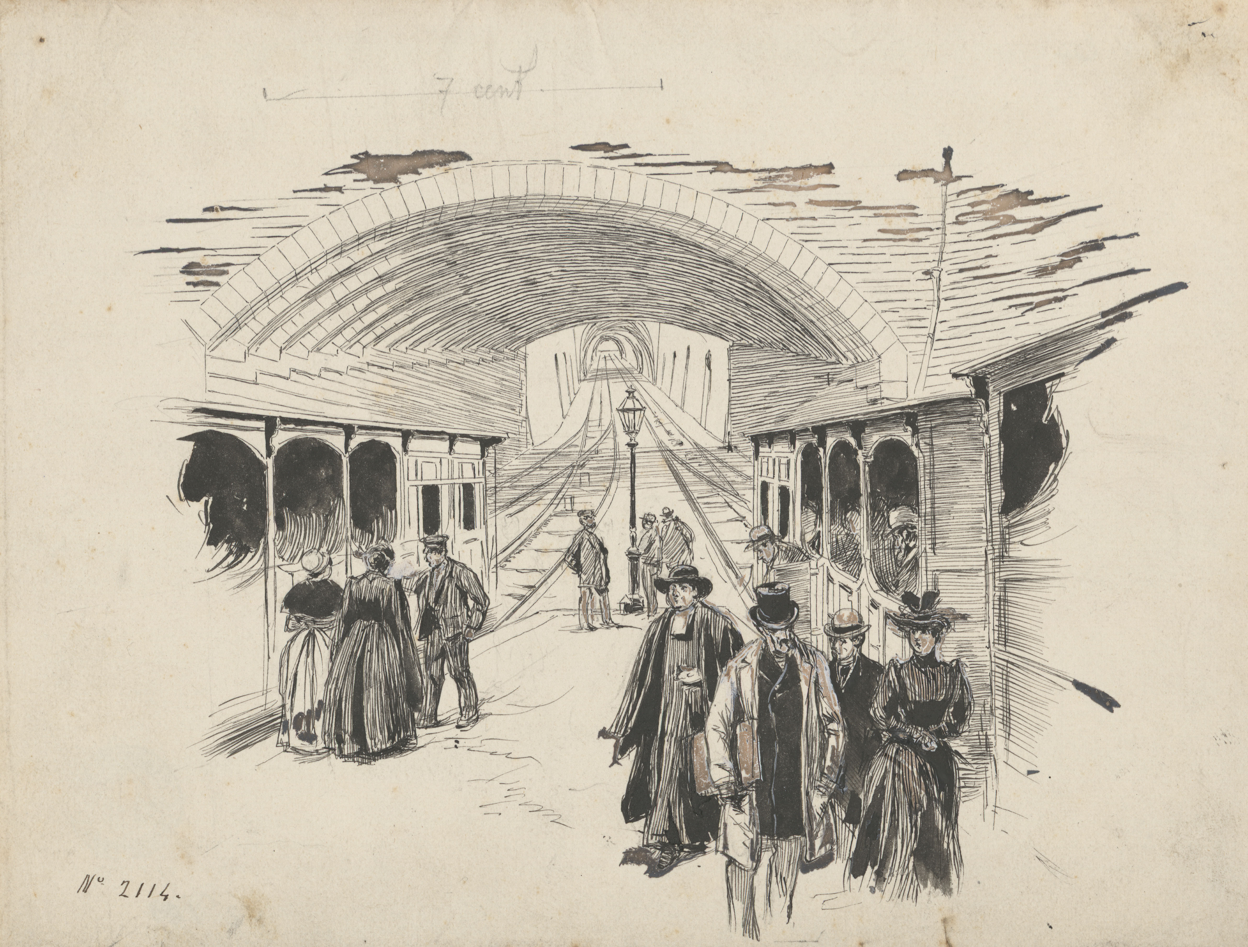 image for: Josep Lluís Pellicer - Funicular de Fourvière, Lió - Cap a 1889