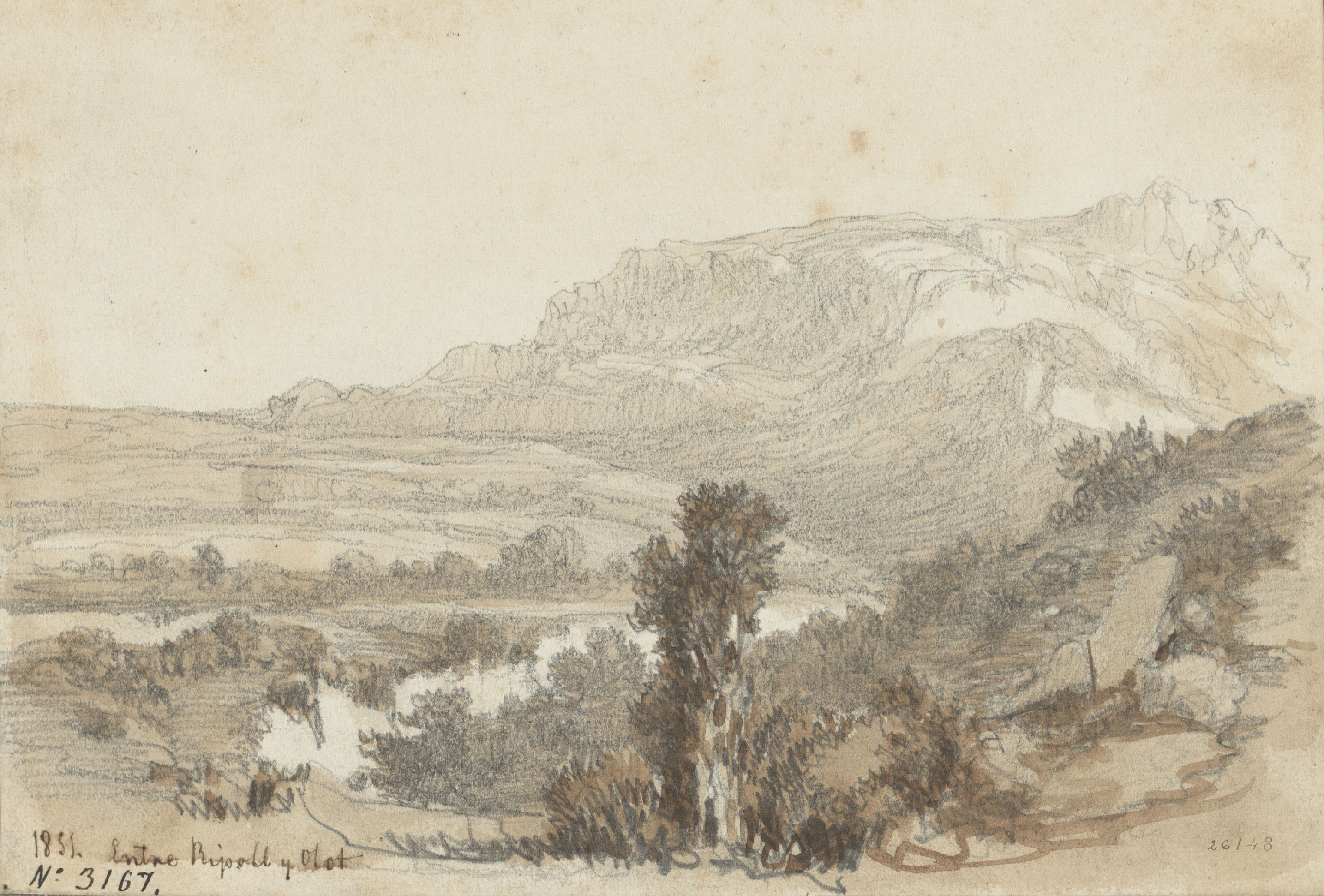 image for: Lluís Rigalt - Entre Ripoll y Olot - 1851