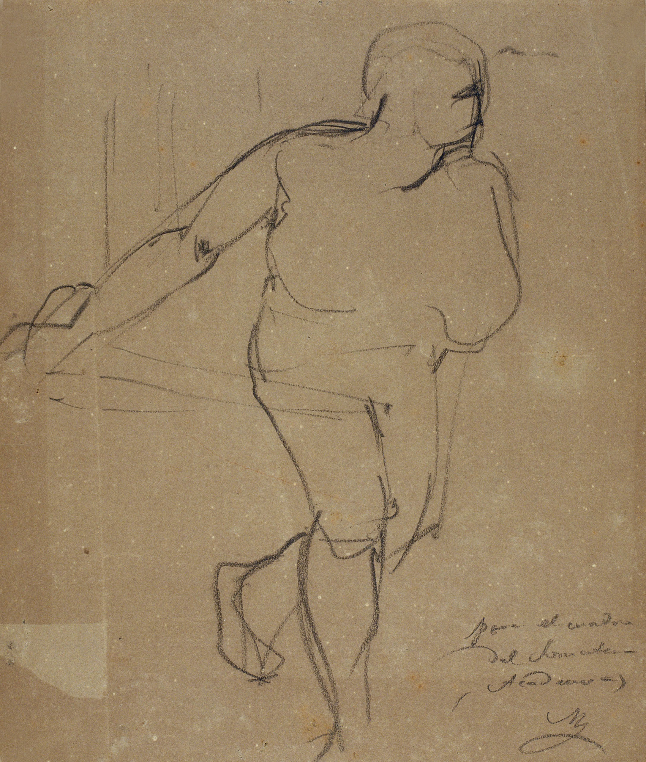 image for: Ramon Martí i Alsina - Estudi per al quadre «El Sometent del Bruc» - Cap a 1866