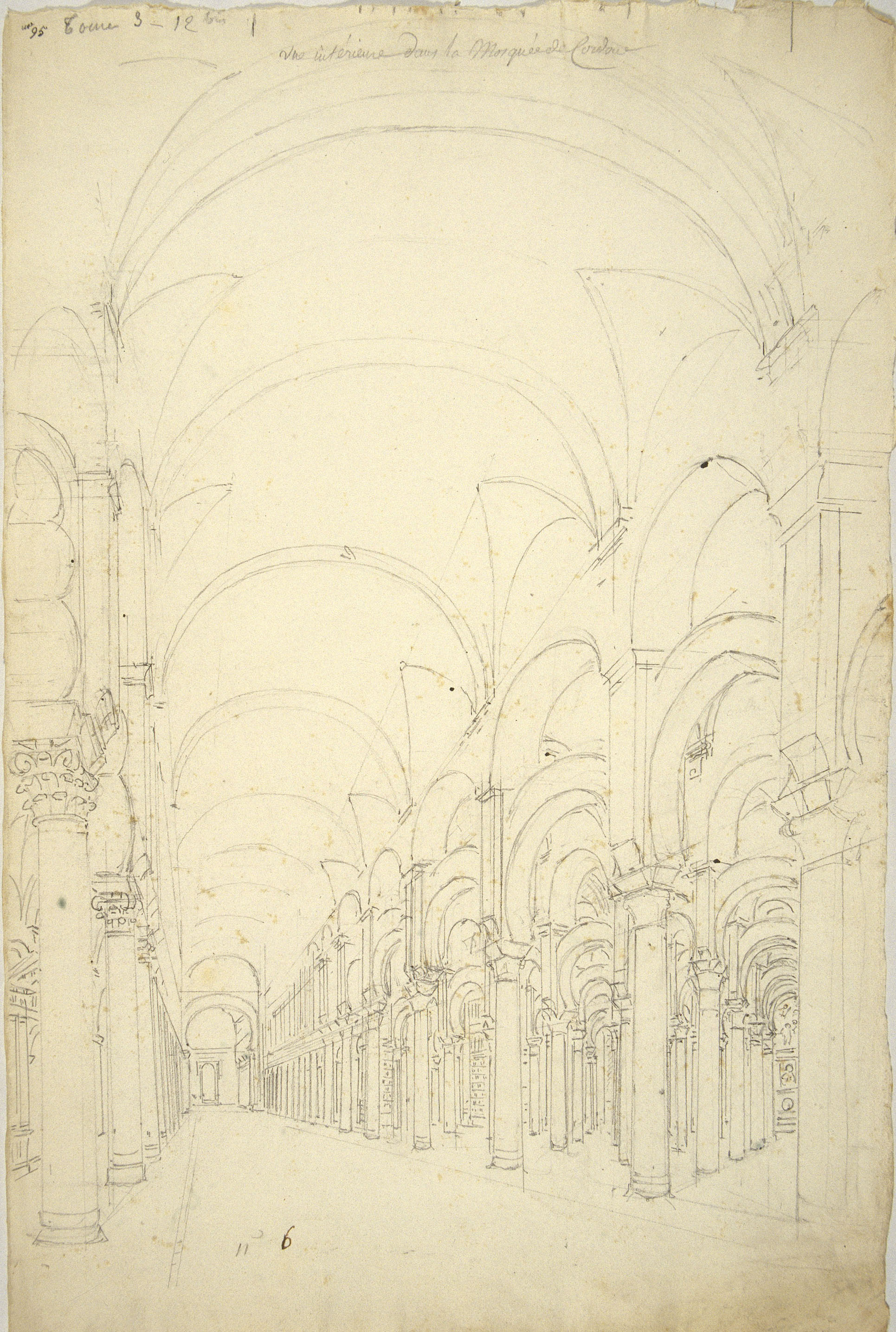 image for: Six - Interior de la mesquita de Còrdova - Cap a 1801-1803