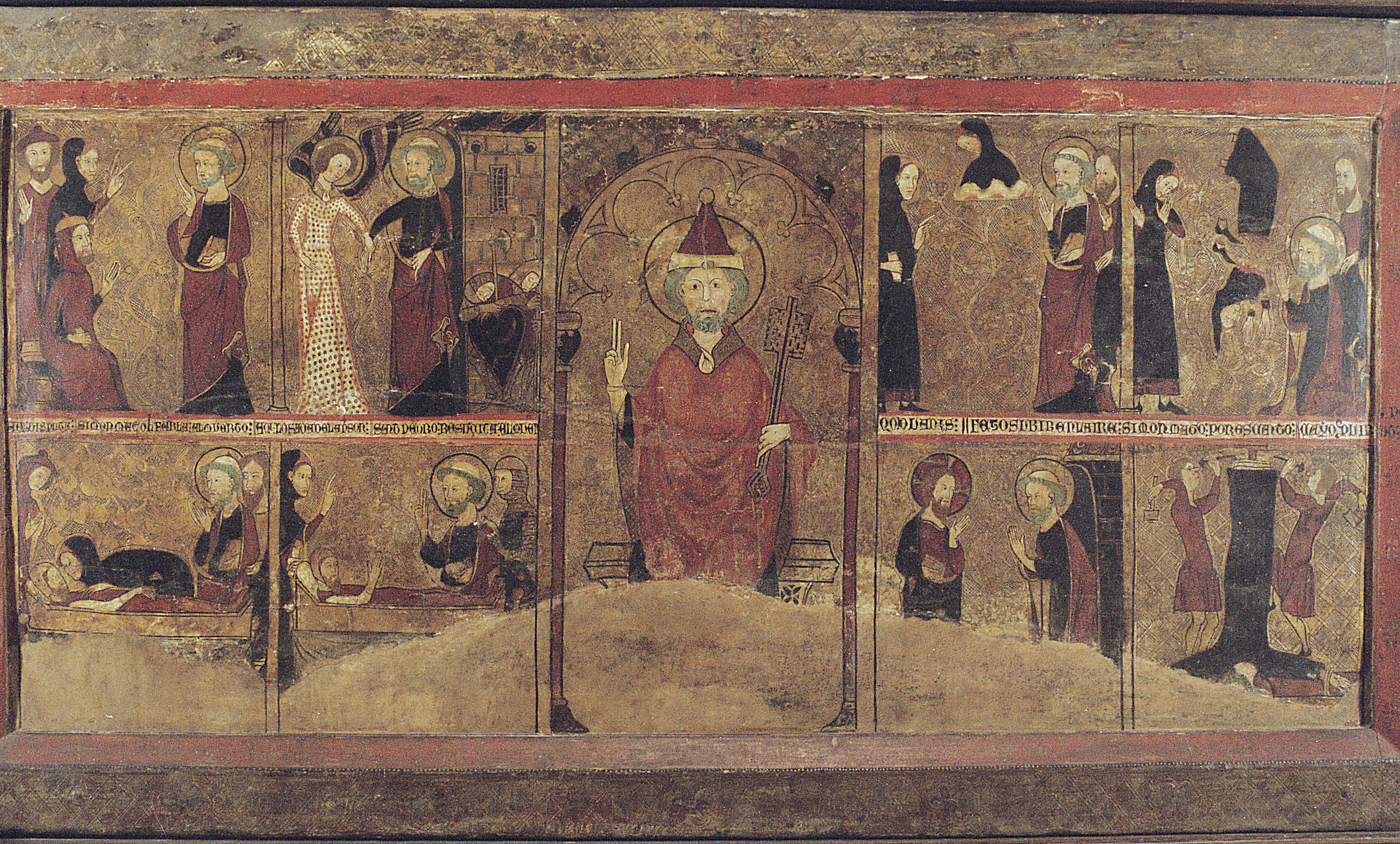 image for: Anònim. Navarra o Aragó - Frontal de sant Pere - Primera meitat del segle XIV