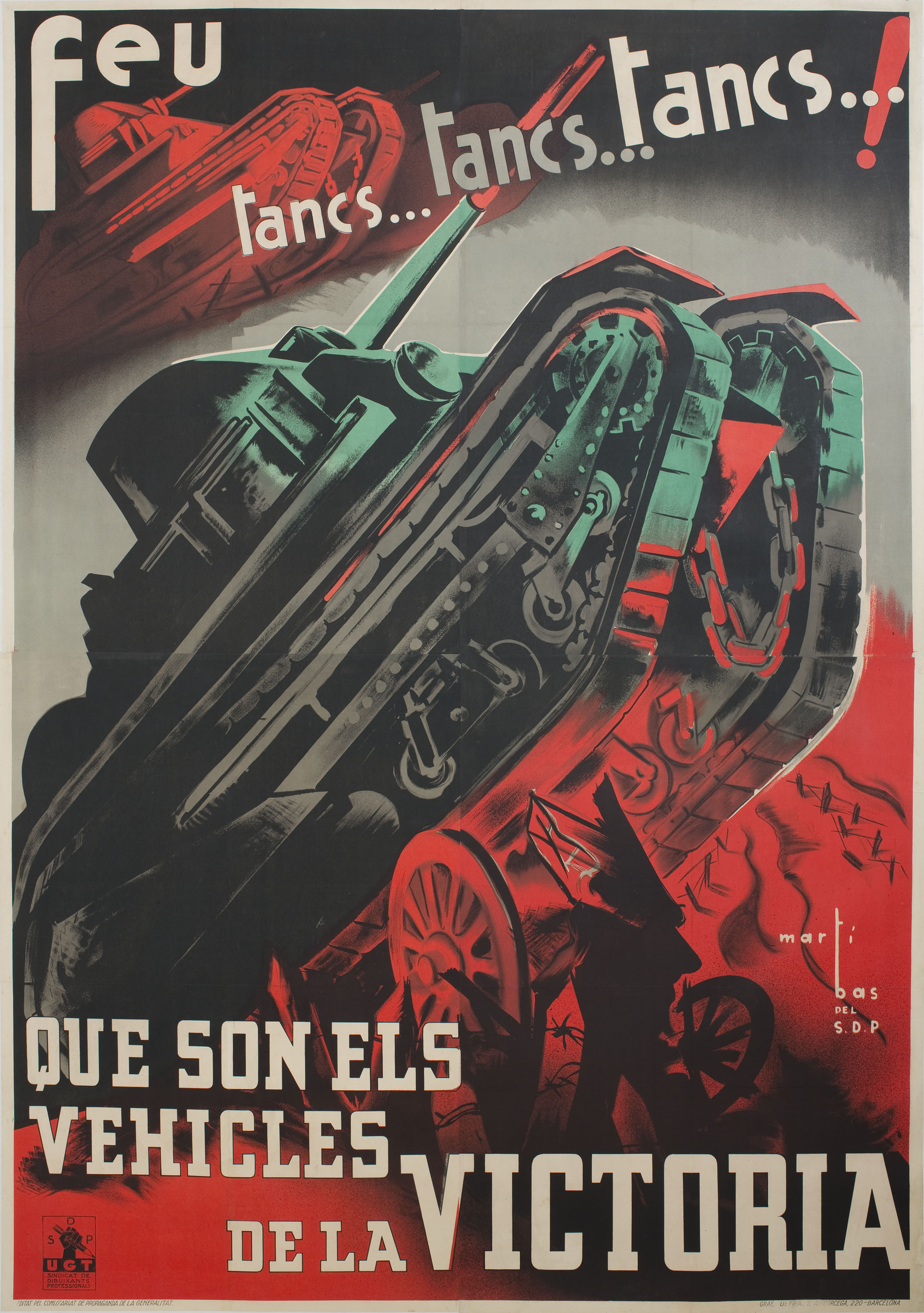 image for: Martí Bas - Feu tancs... tancs... tancs...! que son els vehicles de la victoria - 1936