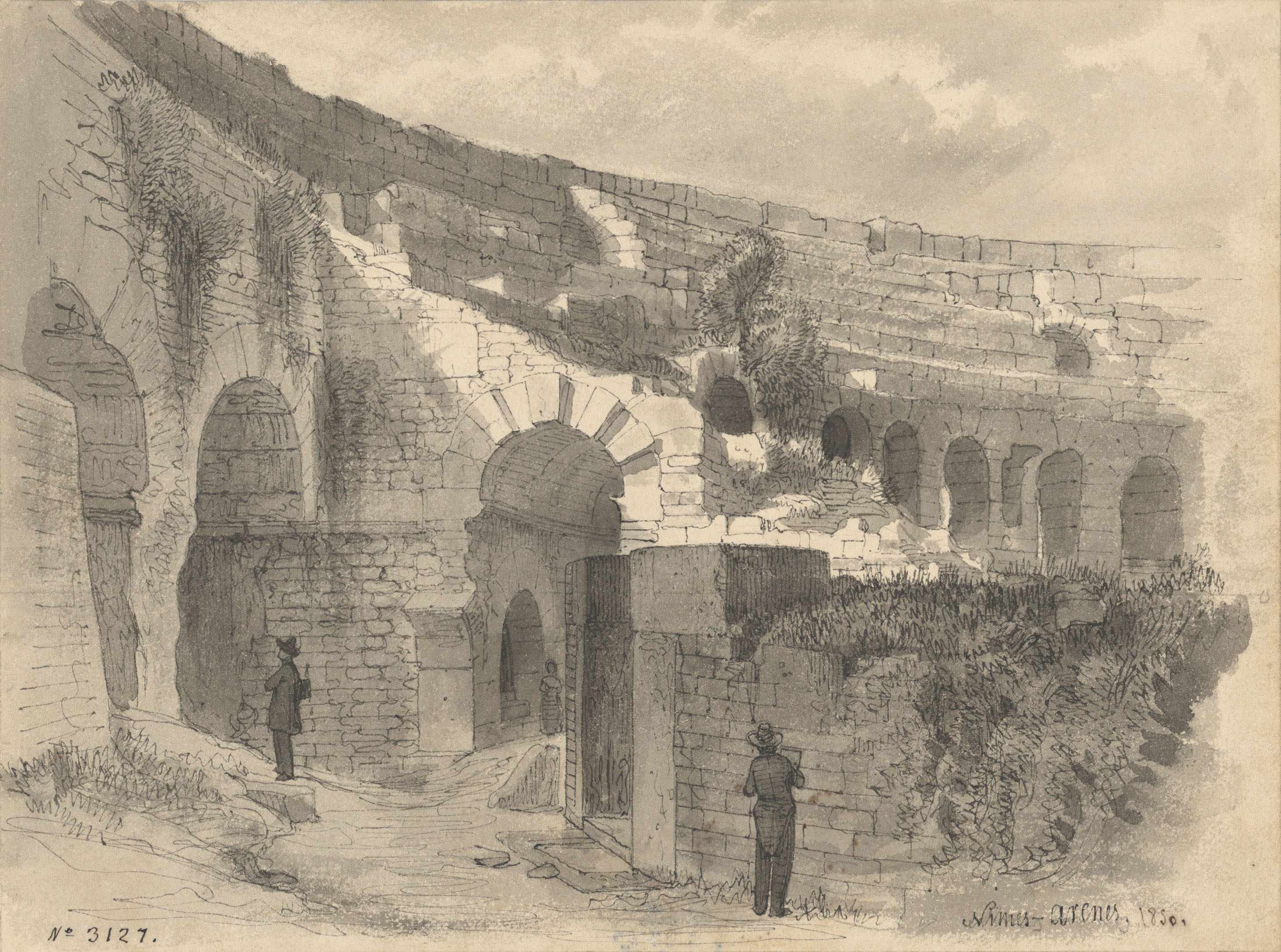 image for: Lluís Rigalt - Nimes. Arenes - 1850