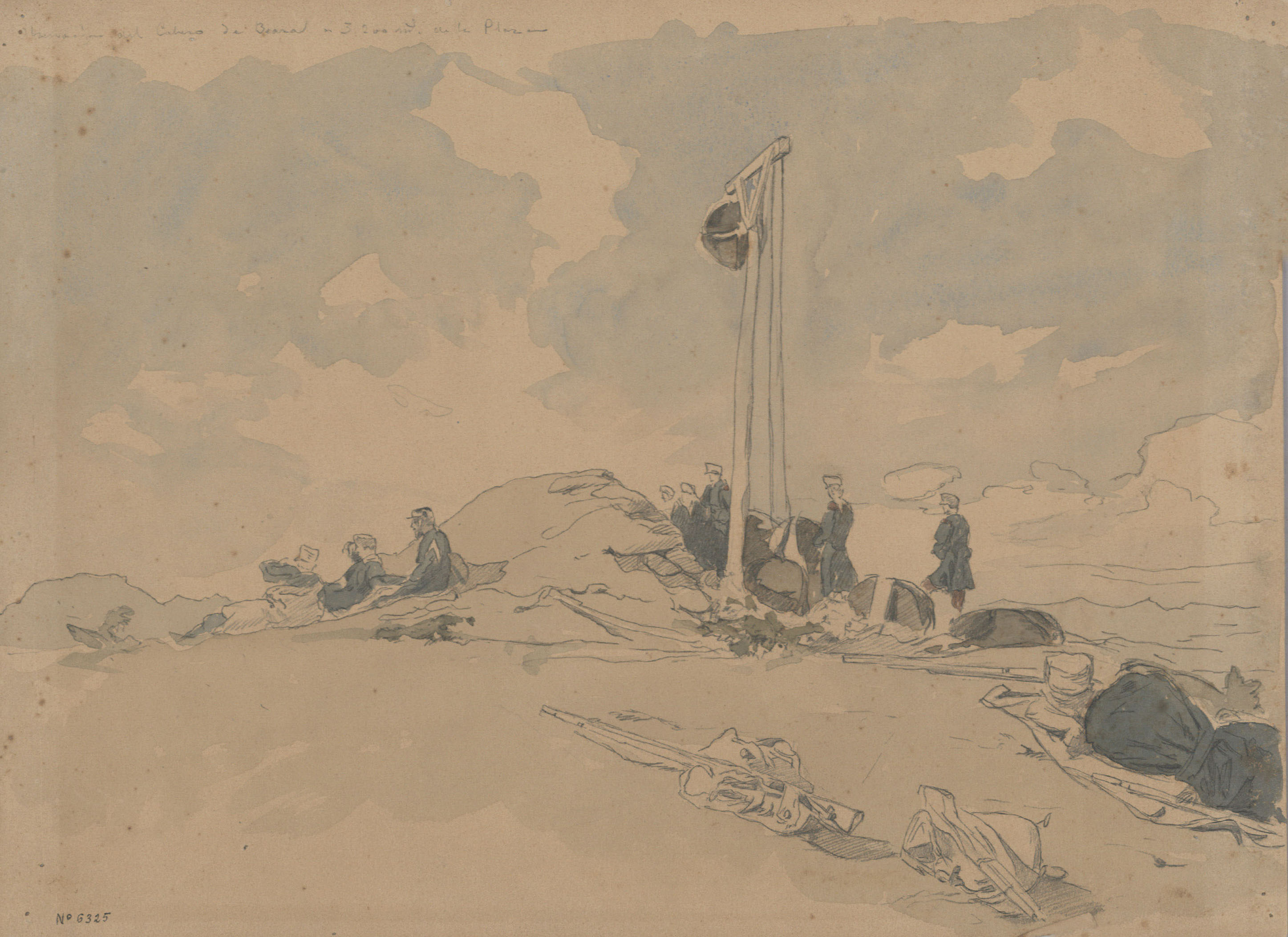 image for: Josep Lluís Pellicer - Observación del Cabezo de Beaza - 1873