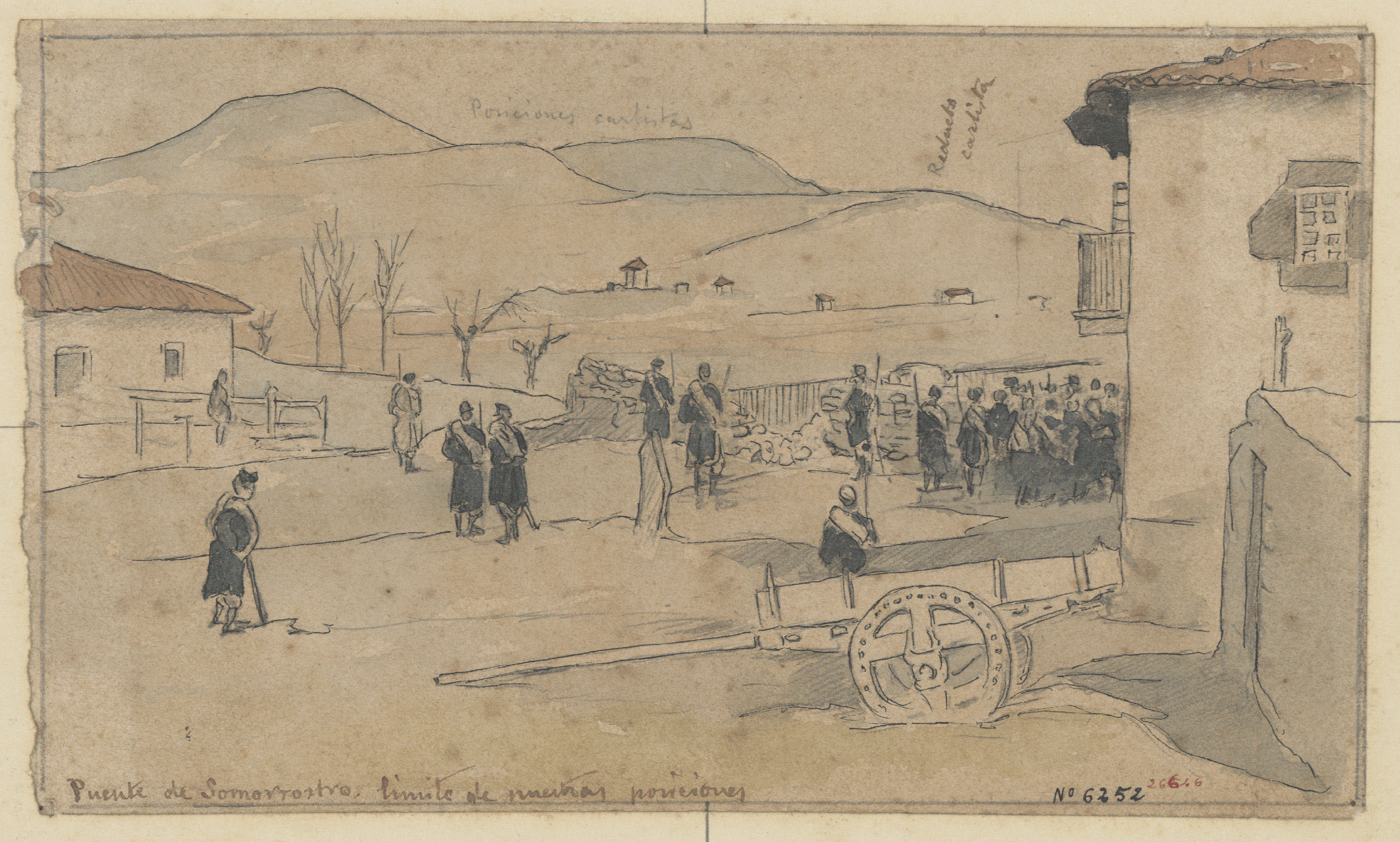 image for: Josep Lluís Pellicer - Puente de Somorrostro - 1874