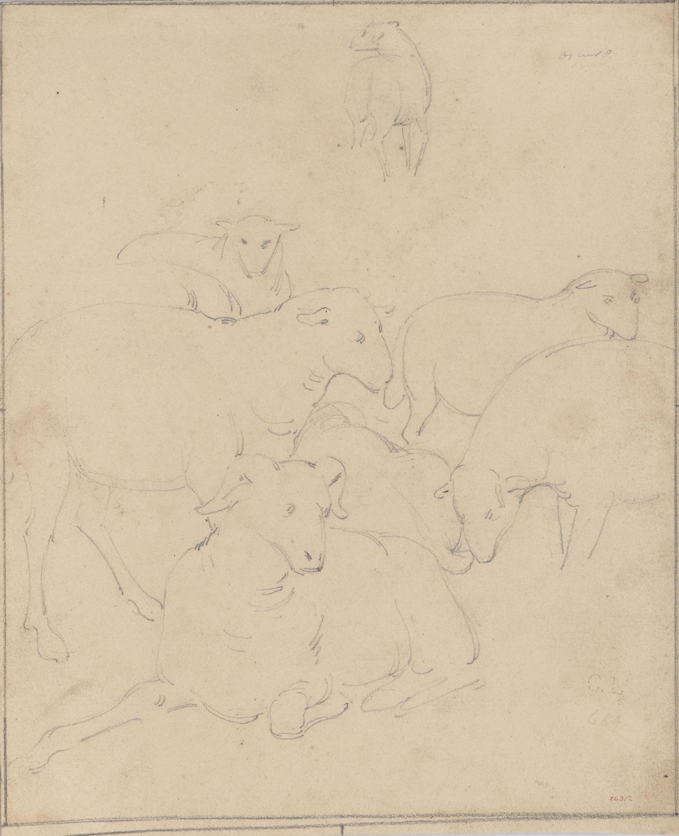 image for: Claudi Lorenzale - Ramat d'ovelles - Cap a 1850-1870