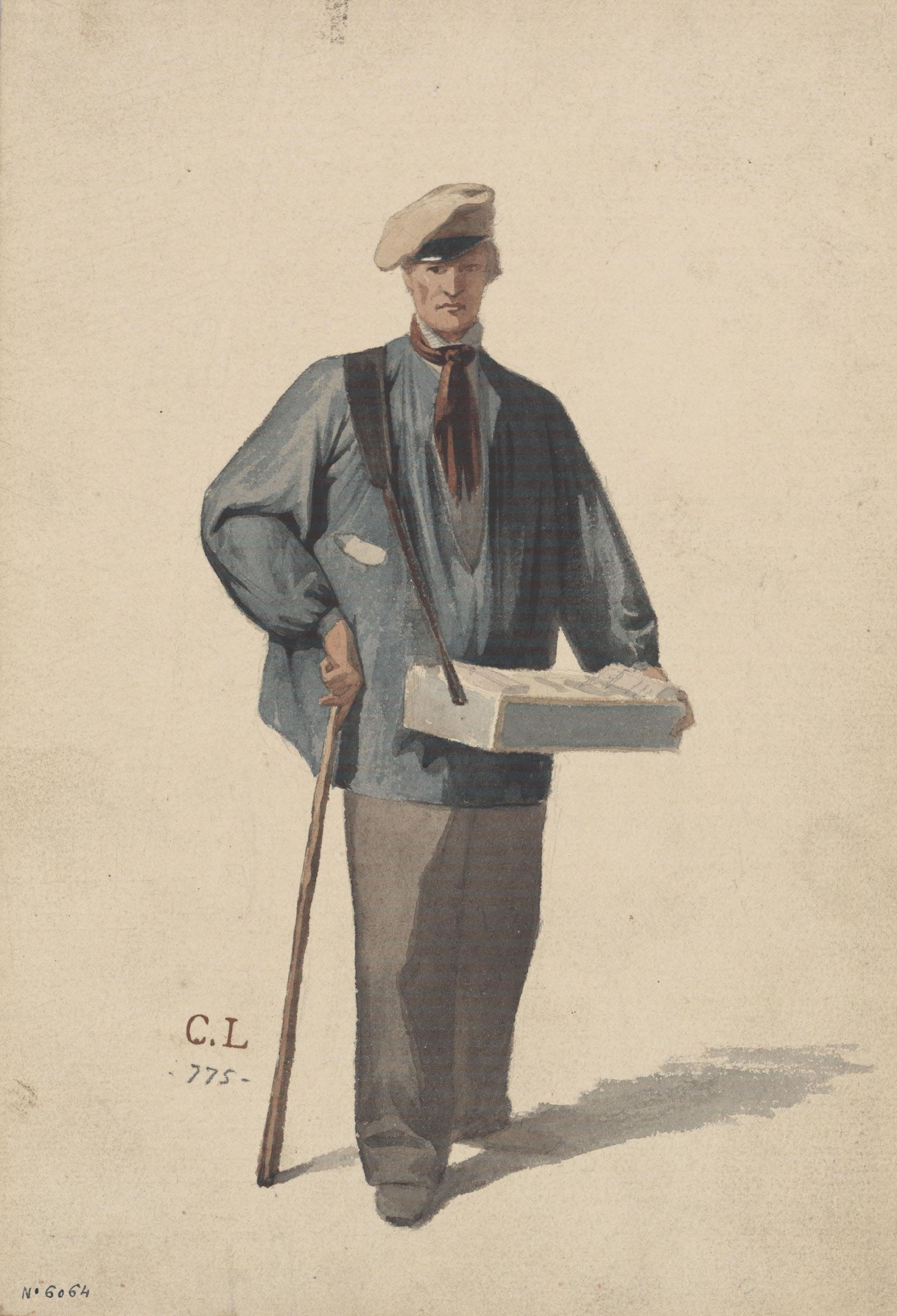image for: Claudi Lorenzale - Venedor ambulant - Cap a 1840-1850