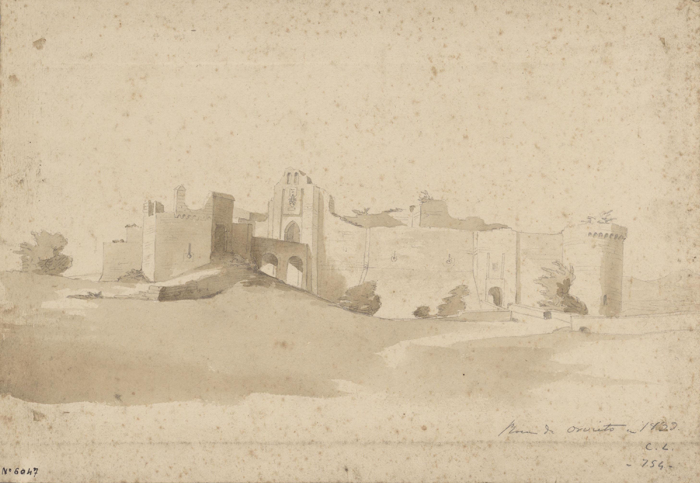 image for: Claudi Lorenzale - Roca d'Orvieto - 1839