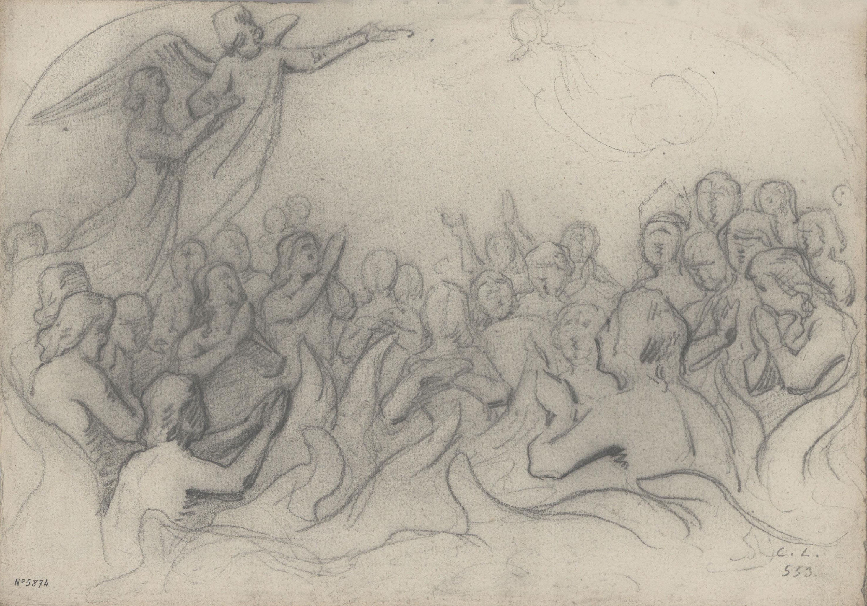 Claudi Lorenzale - Purgatori - Cap a 1850-1870 image for: Claudi Lorenzale - Purgatori - Cap a 1850-1870