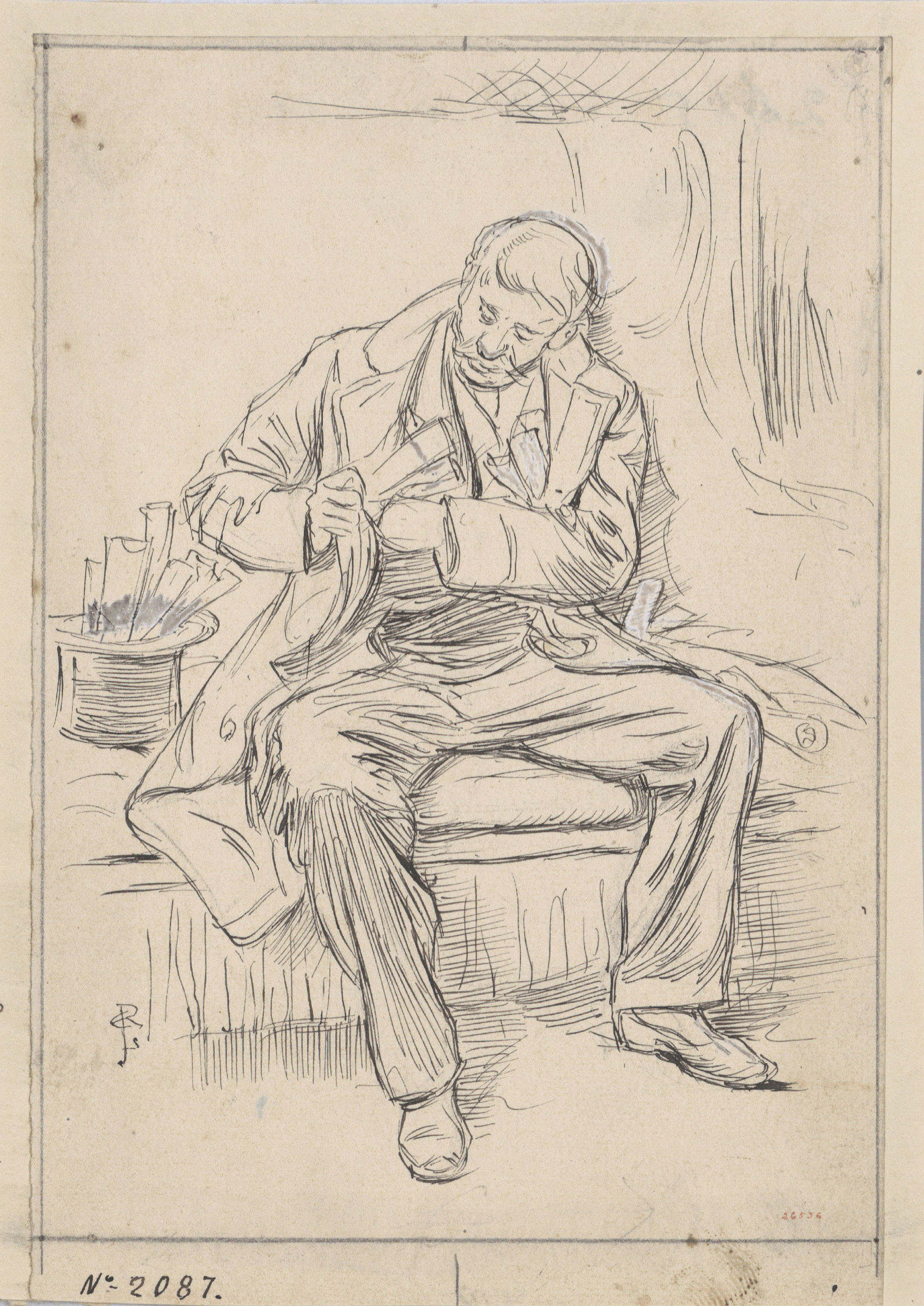 image for: Josep Lluís Pellicer - Viatger de tren - Cap a 1889