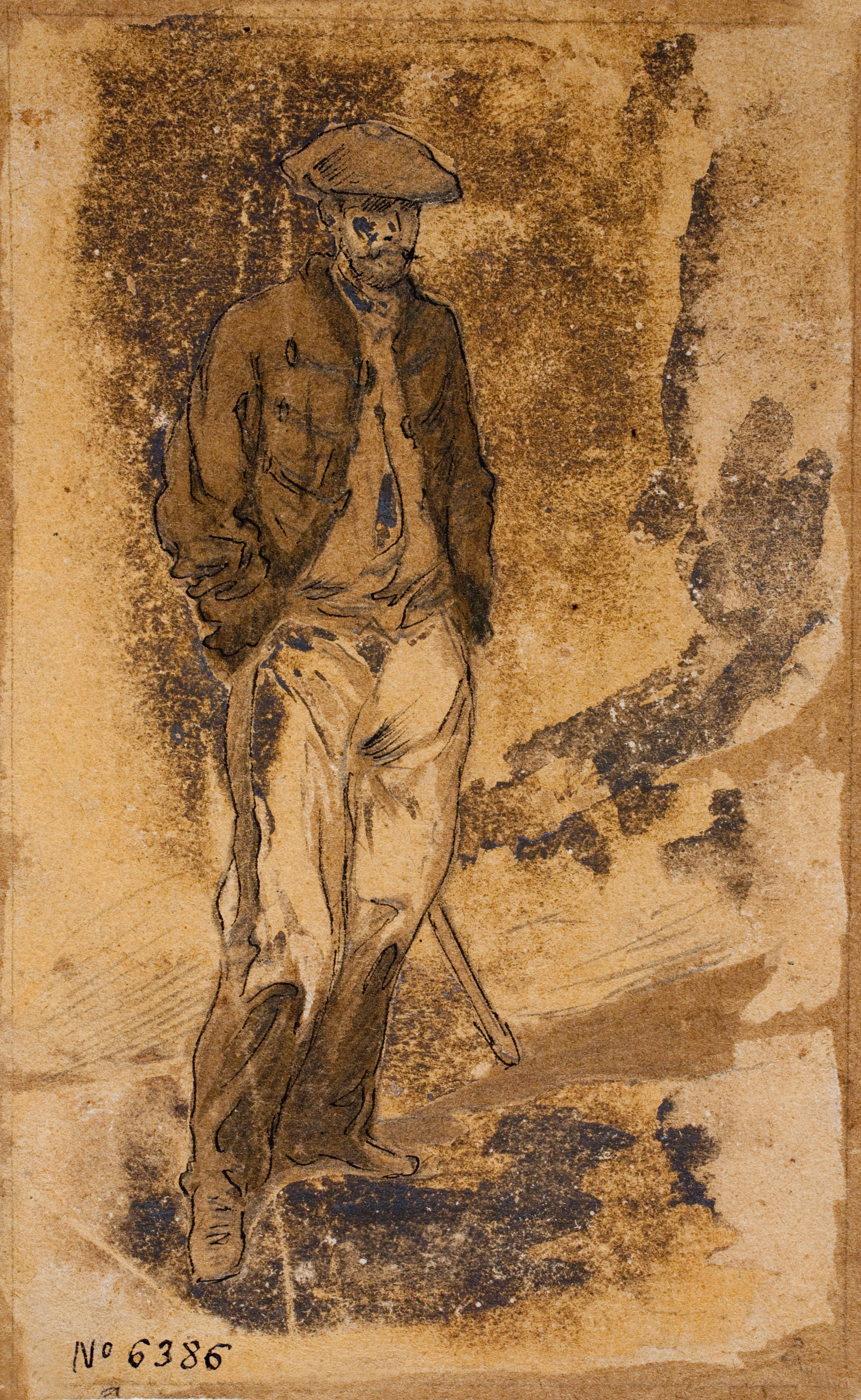 image for: Josep Lluís Pellicer - Tristan Barrante con el traje de oficial carlista - Cap a 1872-1876