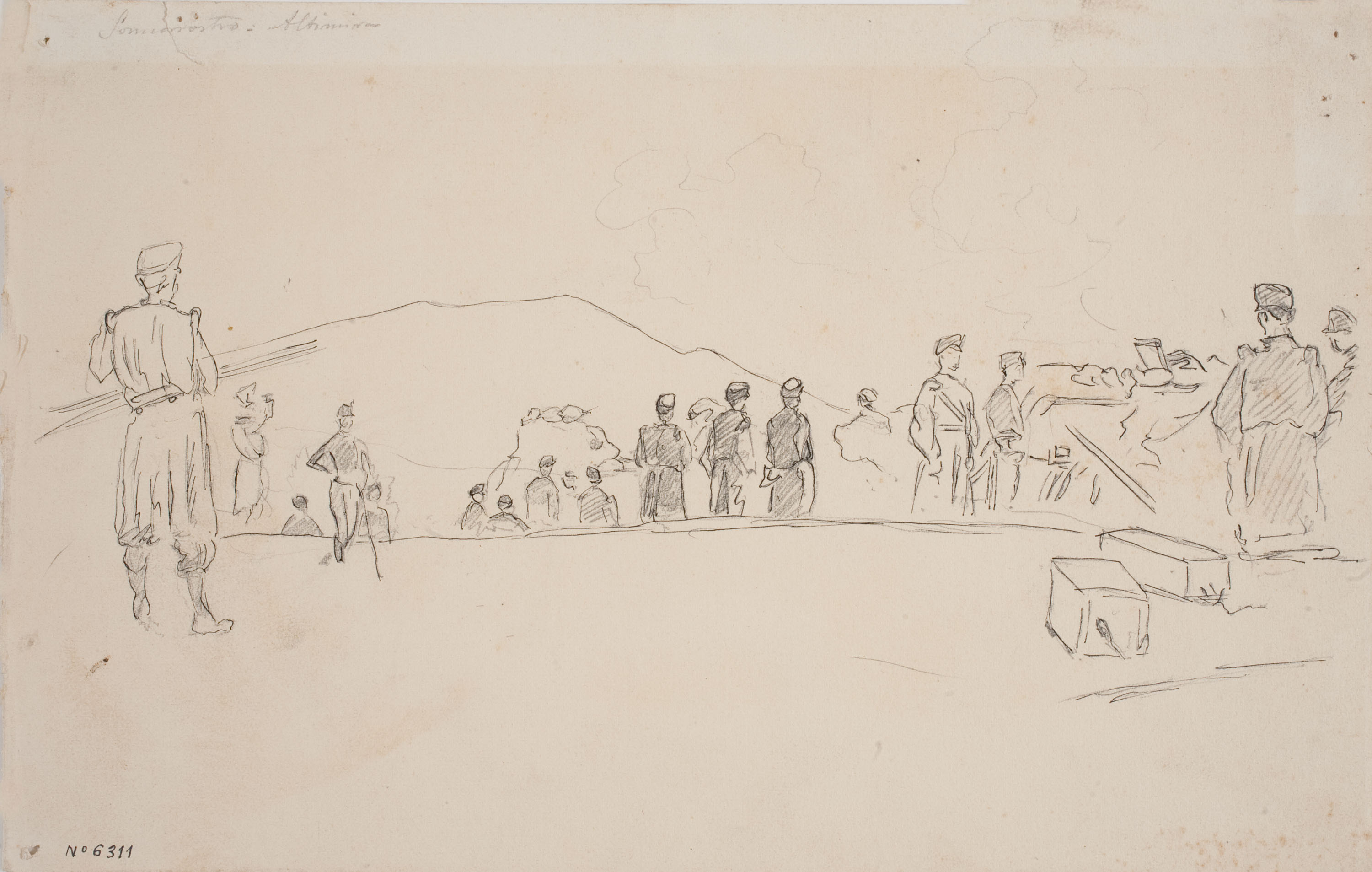 Josep Lluís Pellicer - Somorrostro. Altimira - Cap a 1874 image for: Josep Lluís Pellicer - Somorrostro. Altimira - Cap a 1874