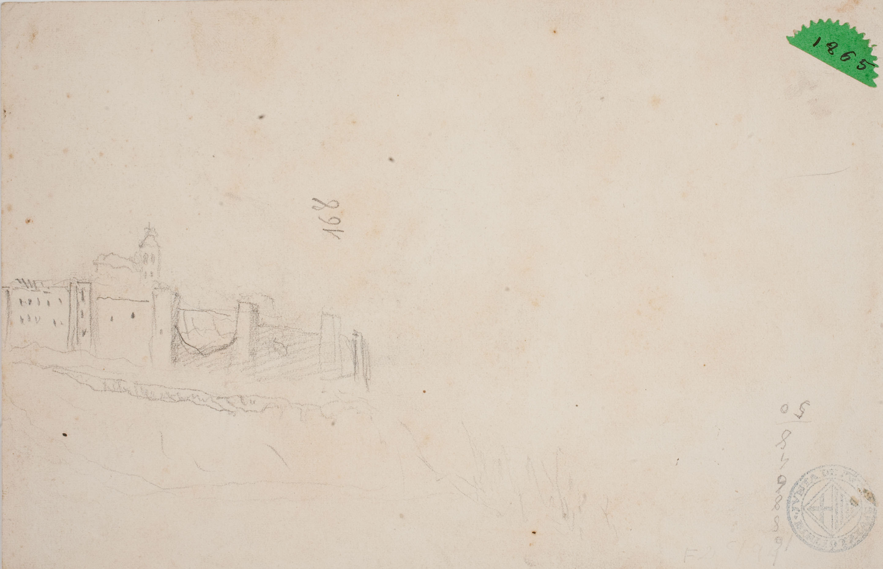 image for: Josep Lluís Pellicer - Somorrostro. Corresponsales (anvers) / Apunt de població (revers) - 1874 [1]