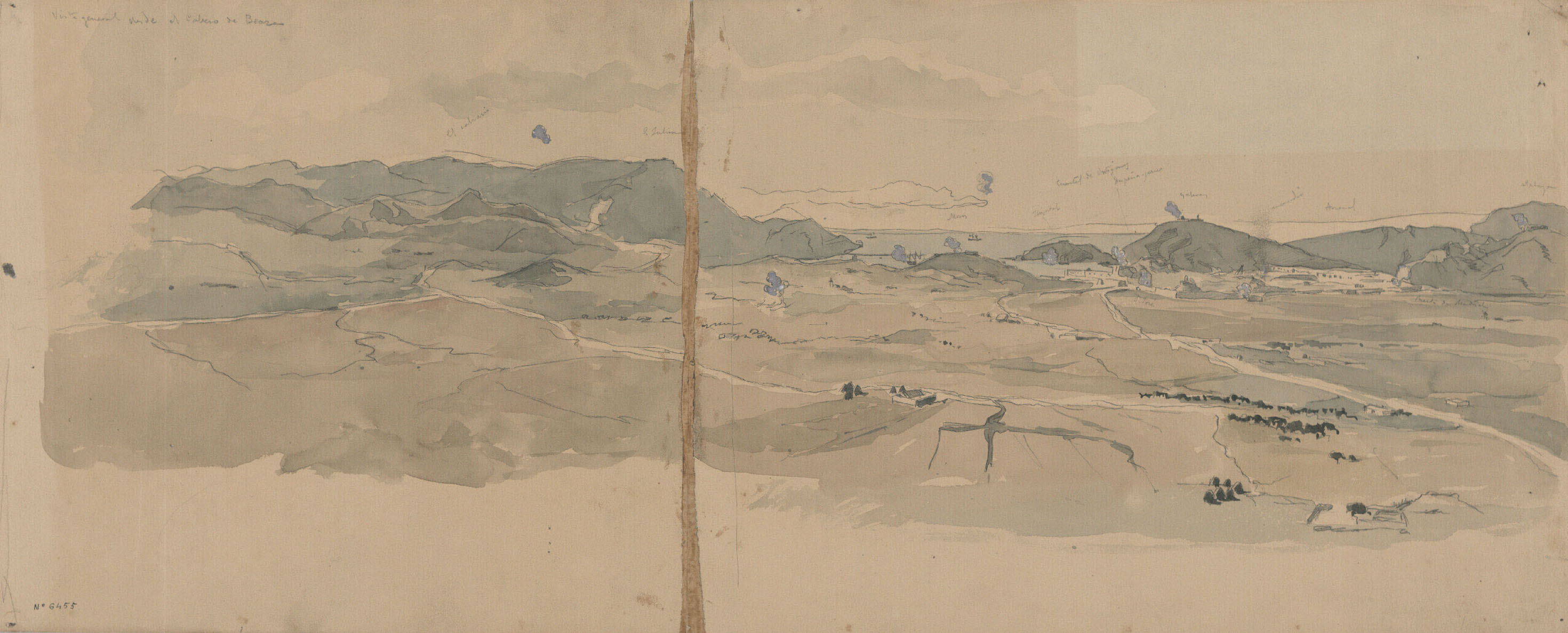 image for: Josep Lluís Pellicer - Vista general desde el Cabezo de Beaza - 1873