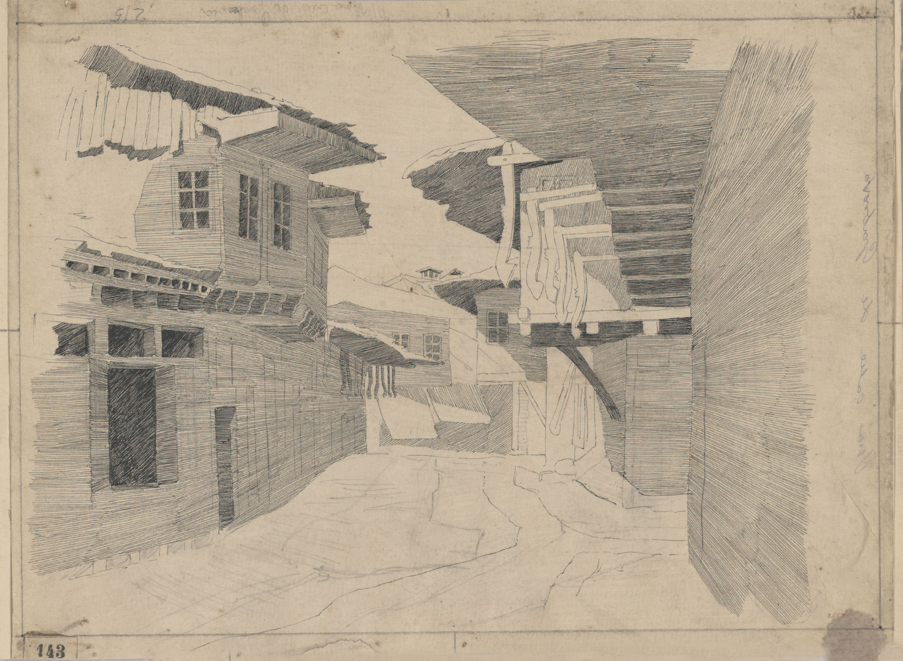 image for: Josep Lluís Pellicer - Una calle de Gabrowa - 1877