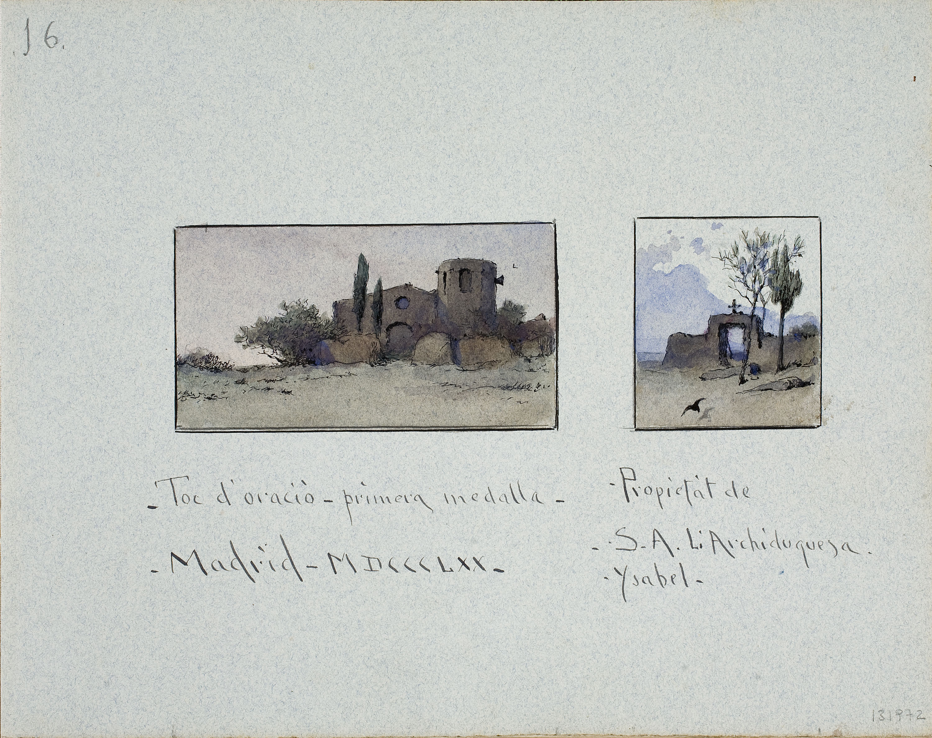 image for: Modest Urgell - Toc d'oració i Cementiri - Cap a 1918