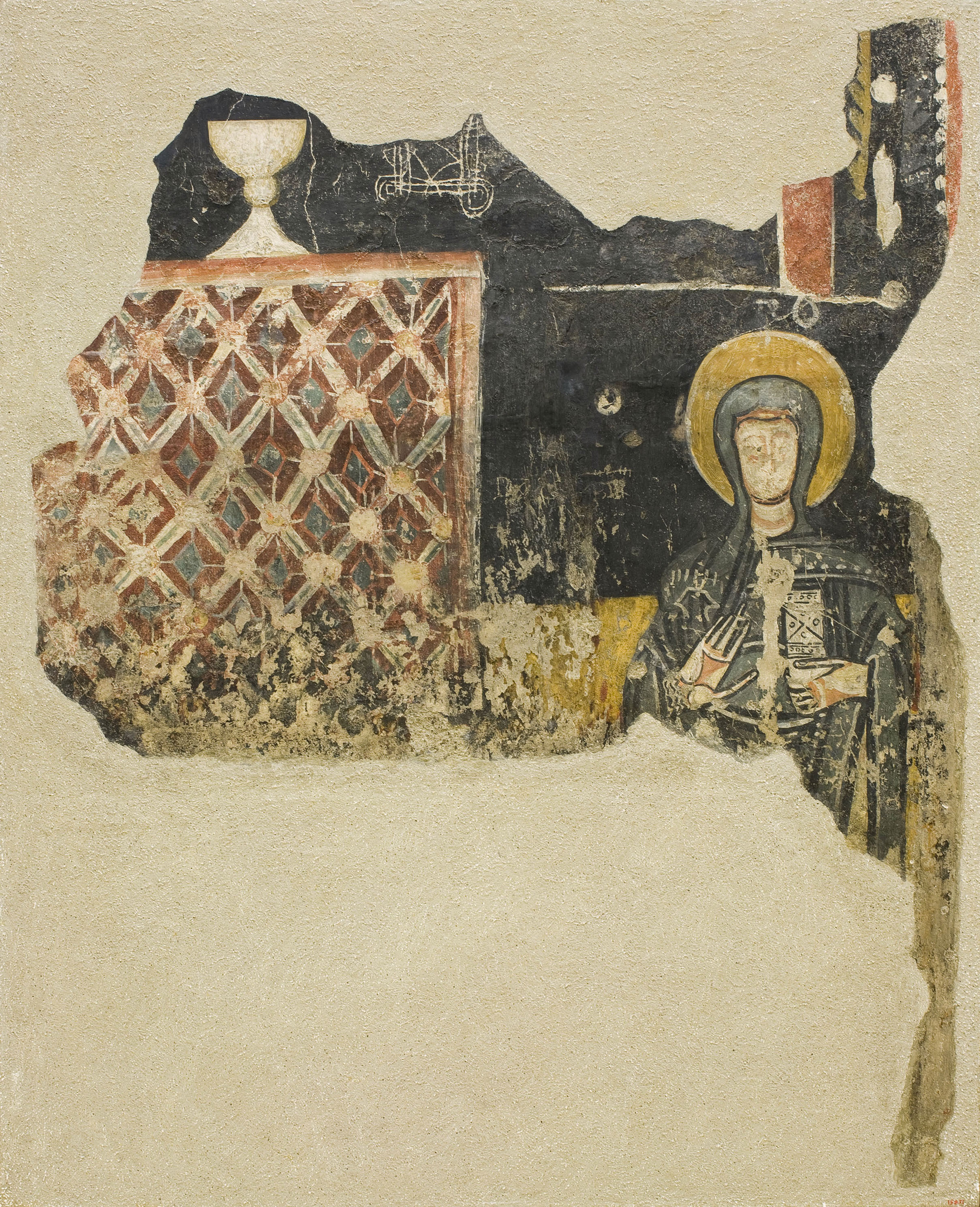 image for: Anònim. Catalunya - Santa vora un altar d'Estaon - Mitjan segle XII