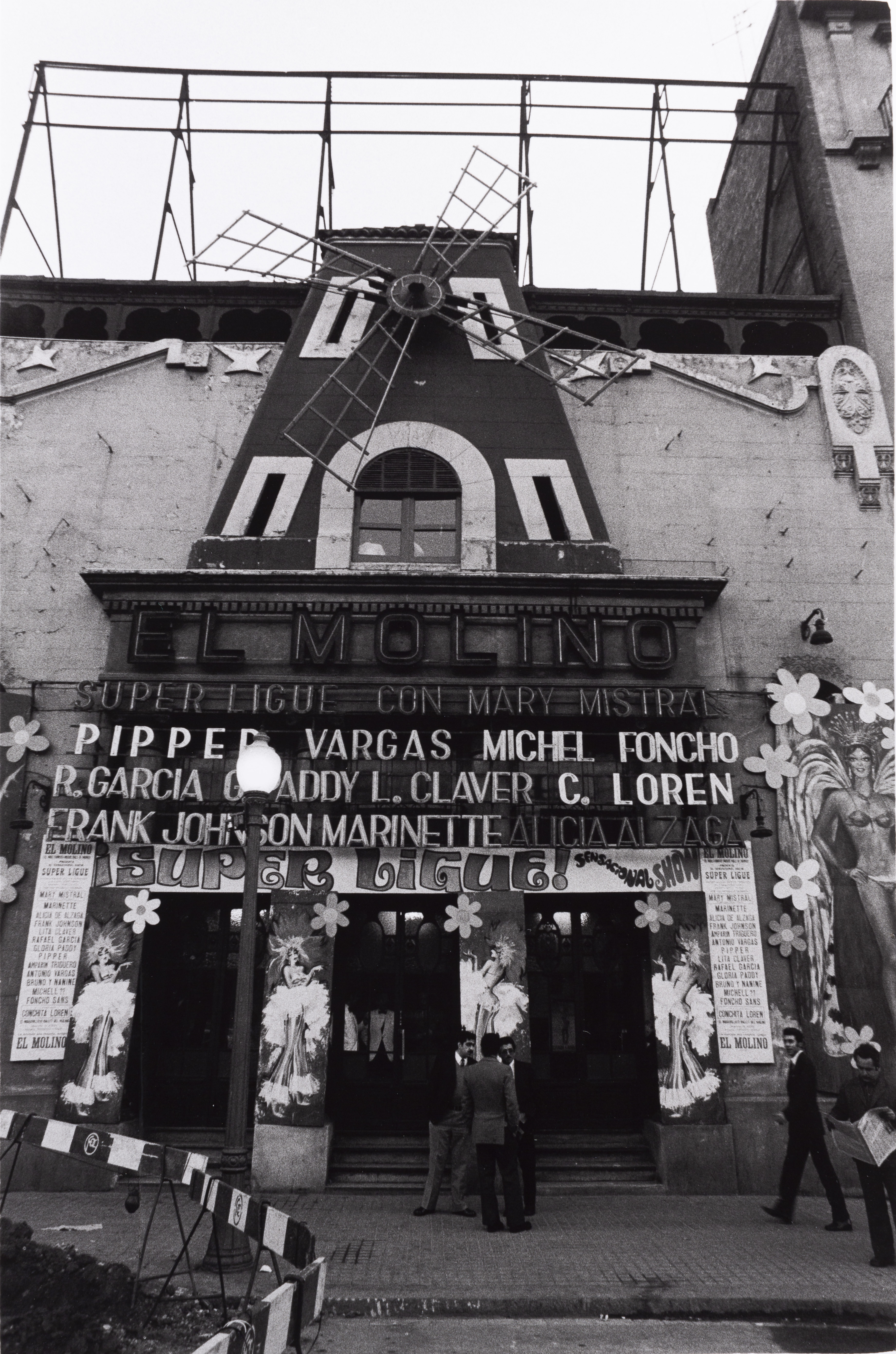 Josep Tobella - El Molino (façana del teatre) - 1970-1979 image for: Josep Tobella - El Molino (façana del teatre) - 1970-1979