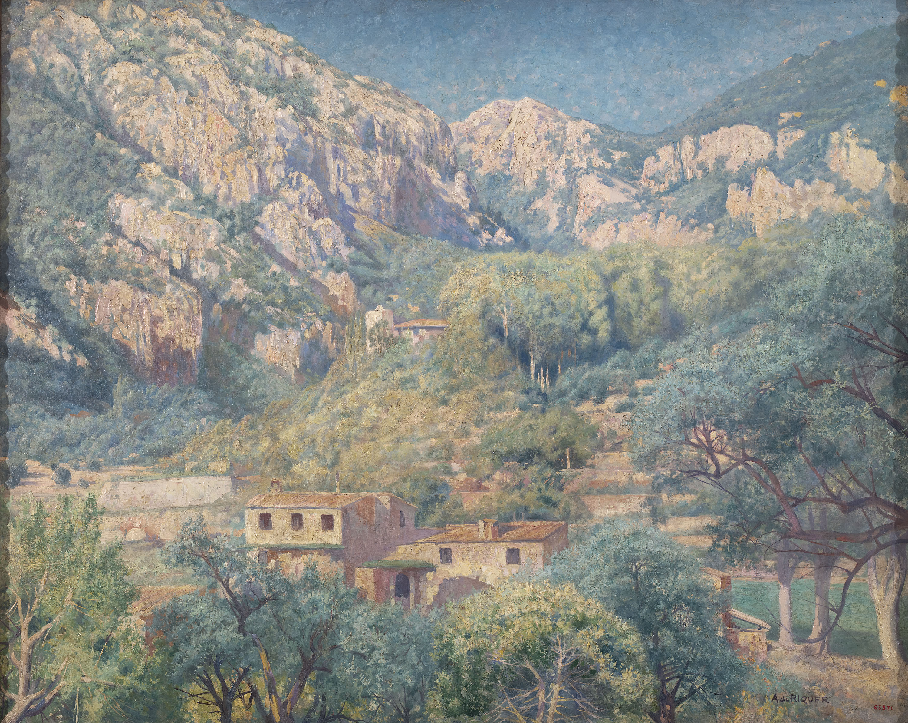 Alexandre de Riquer - Paisatge de Mallorca - 1917-1920 image for: Alexandre de Riquer - Paisatge de Mallorca - 1917-1920