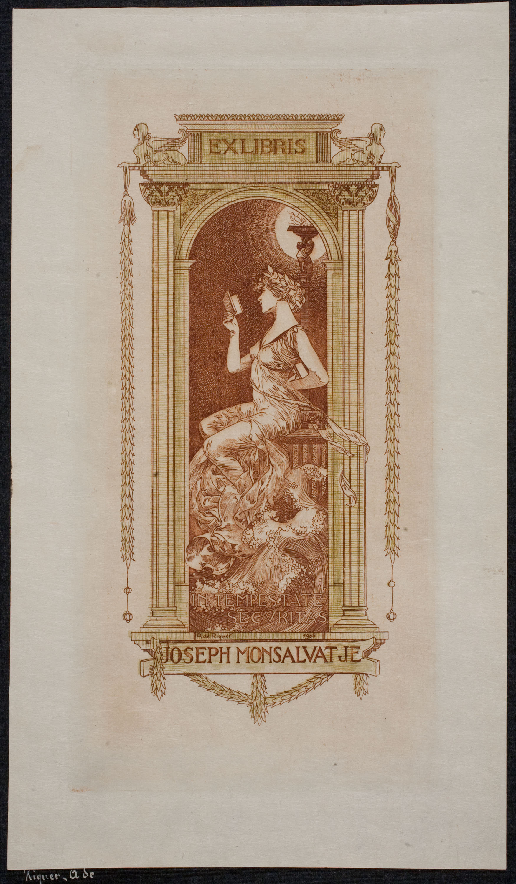 image for: No author avaliable - Exlibris Joseph Monsalvatje - 1905