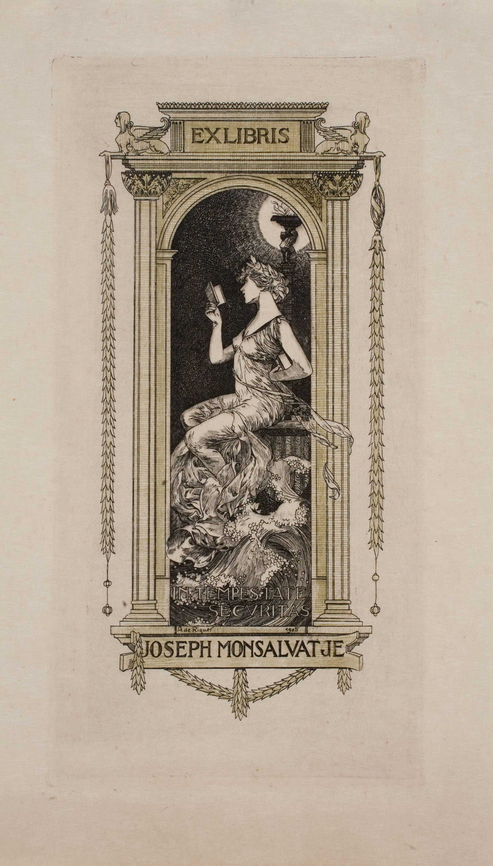 image for: No author avaliable - Exlibris Joseph Monsalvatje - 1905