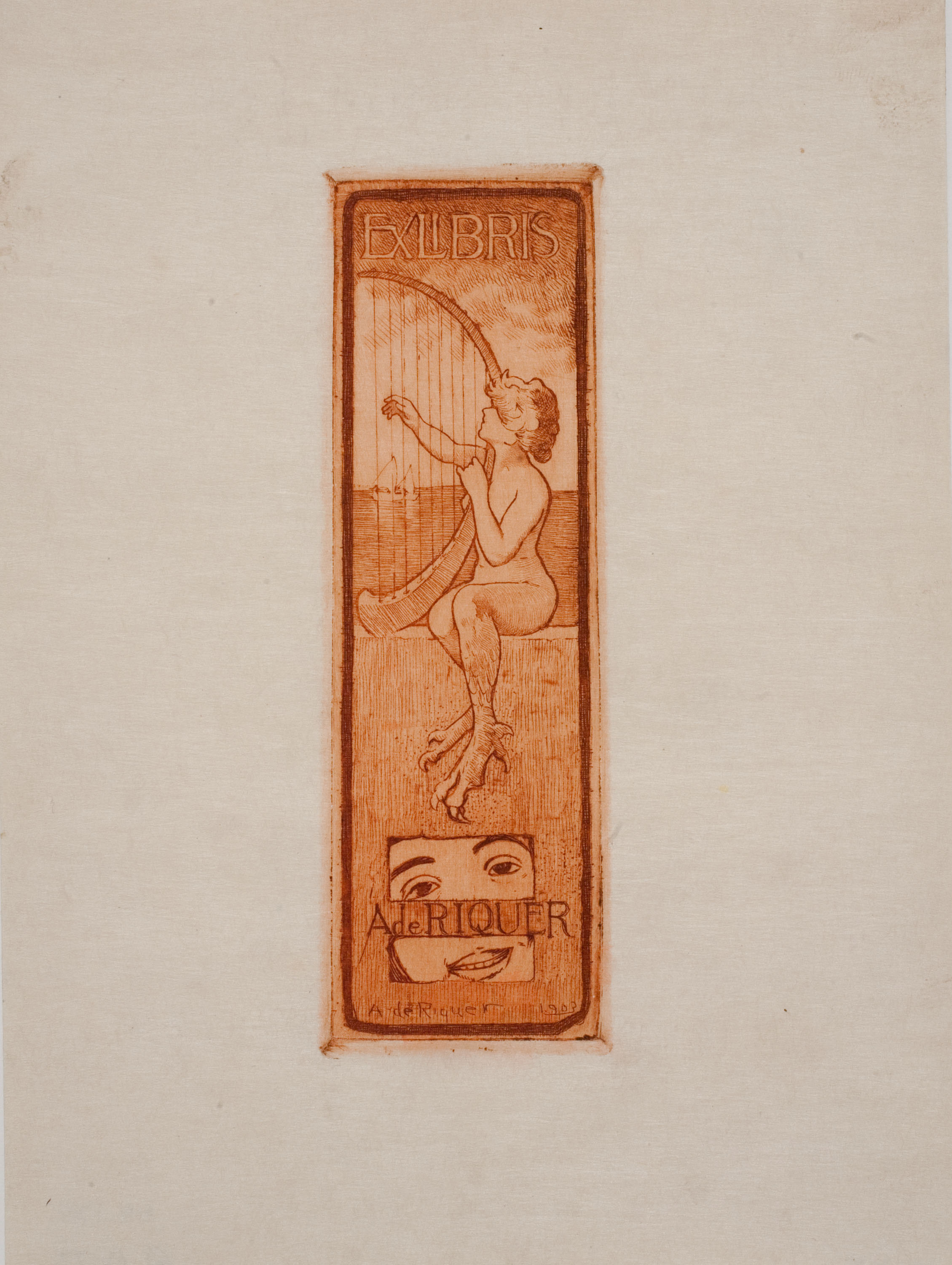image for: Alexandre de Riquer - Exlibris A. de Riquer - 1903