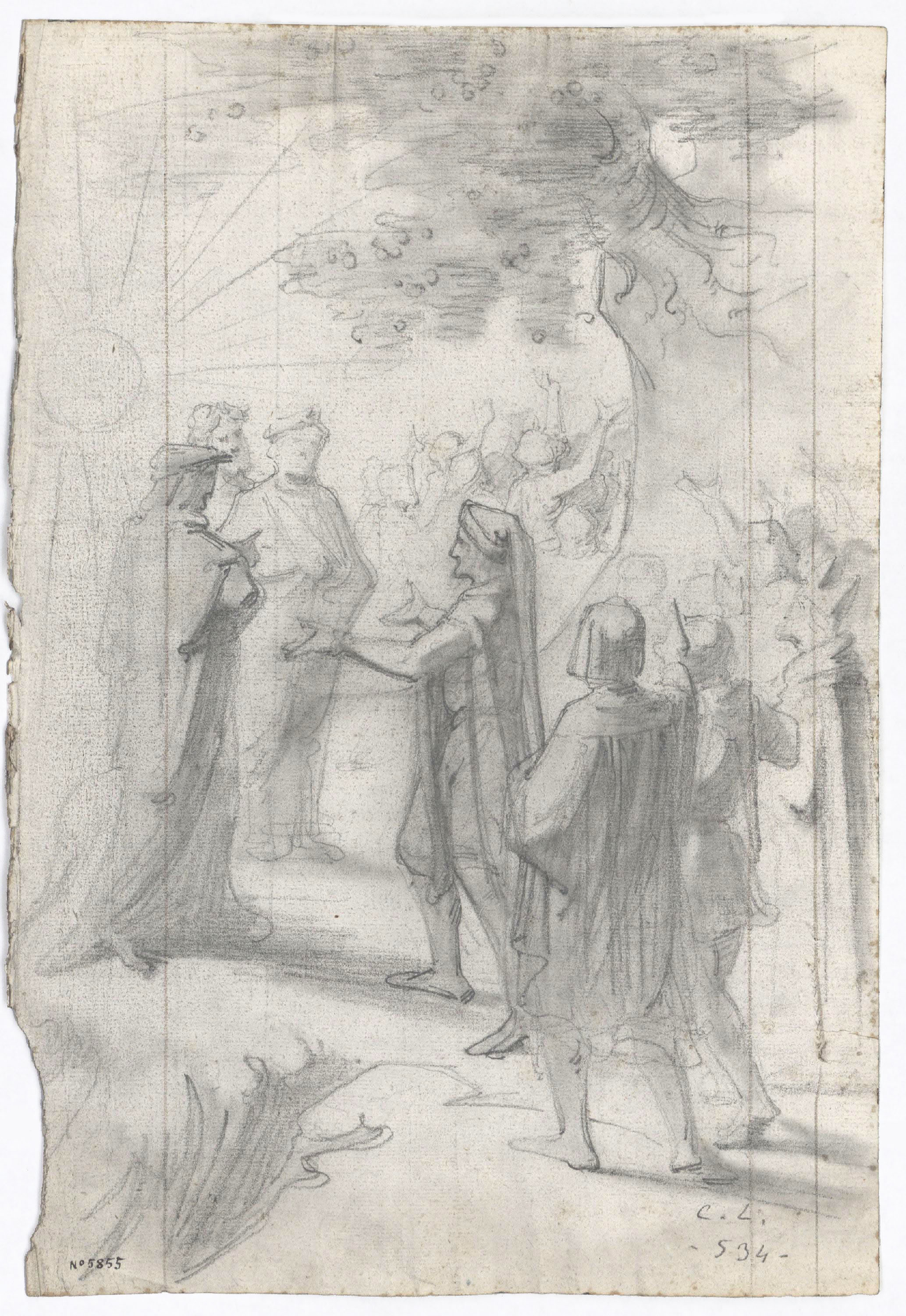 image for: Claudi Lorenzale - Passatge de la Divina Comèdia - Cap a 1850-1870