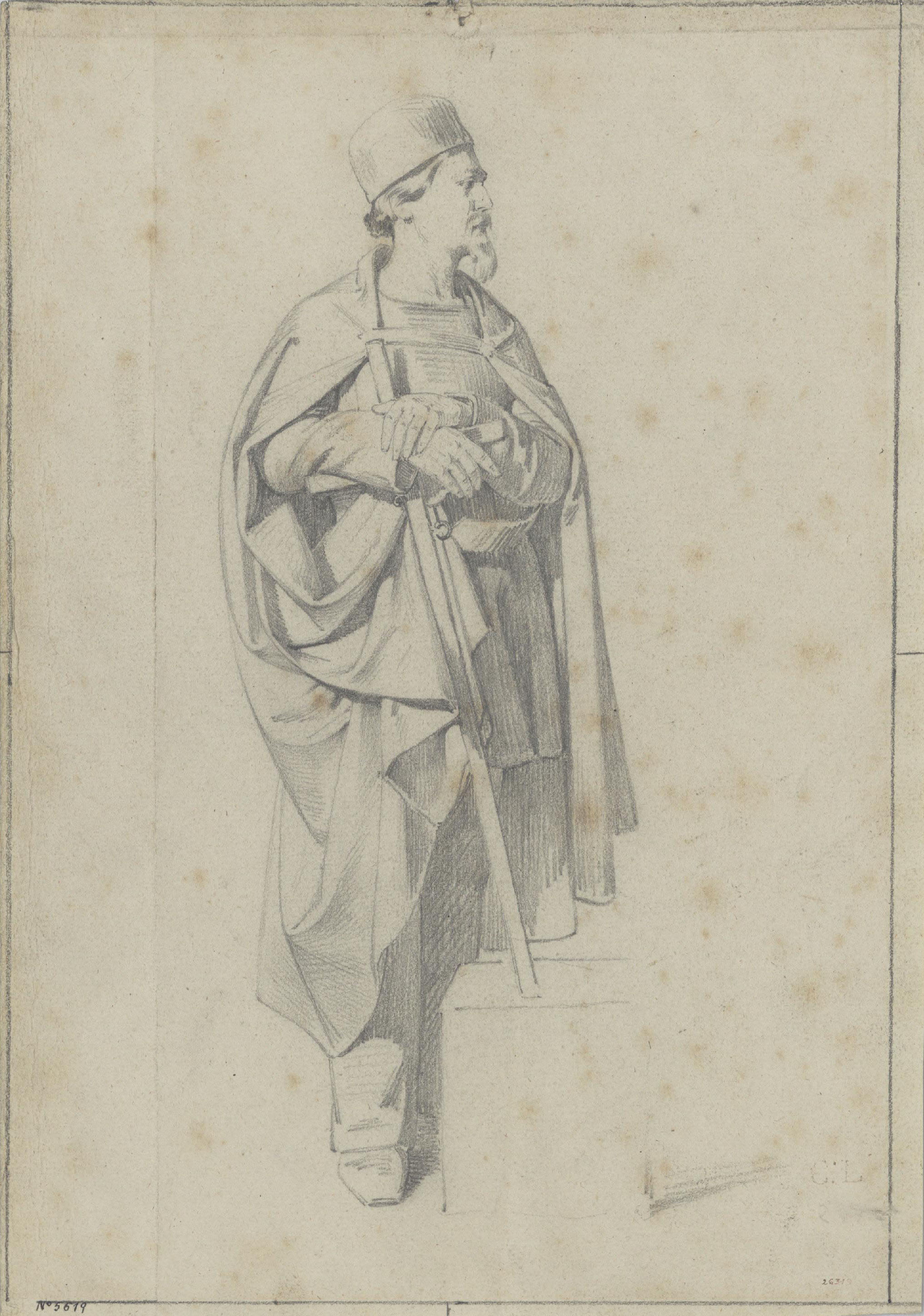 image for: Claudi Lorenzale - Cavaller medieval - Cap a 1870