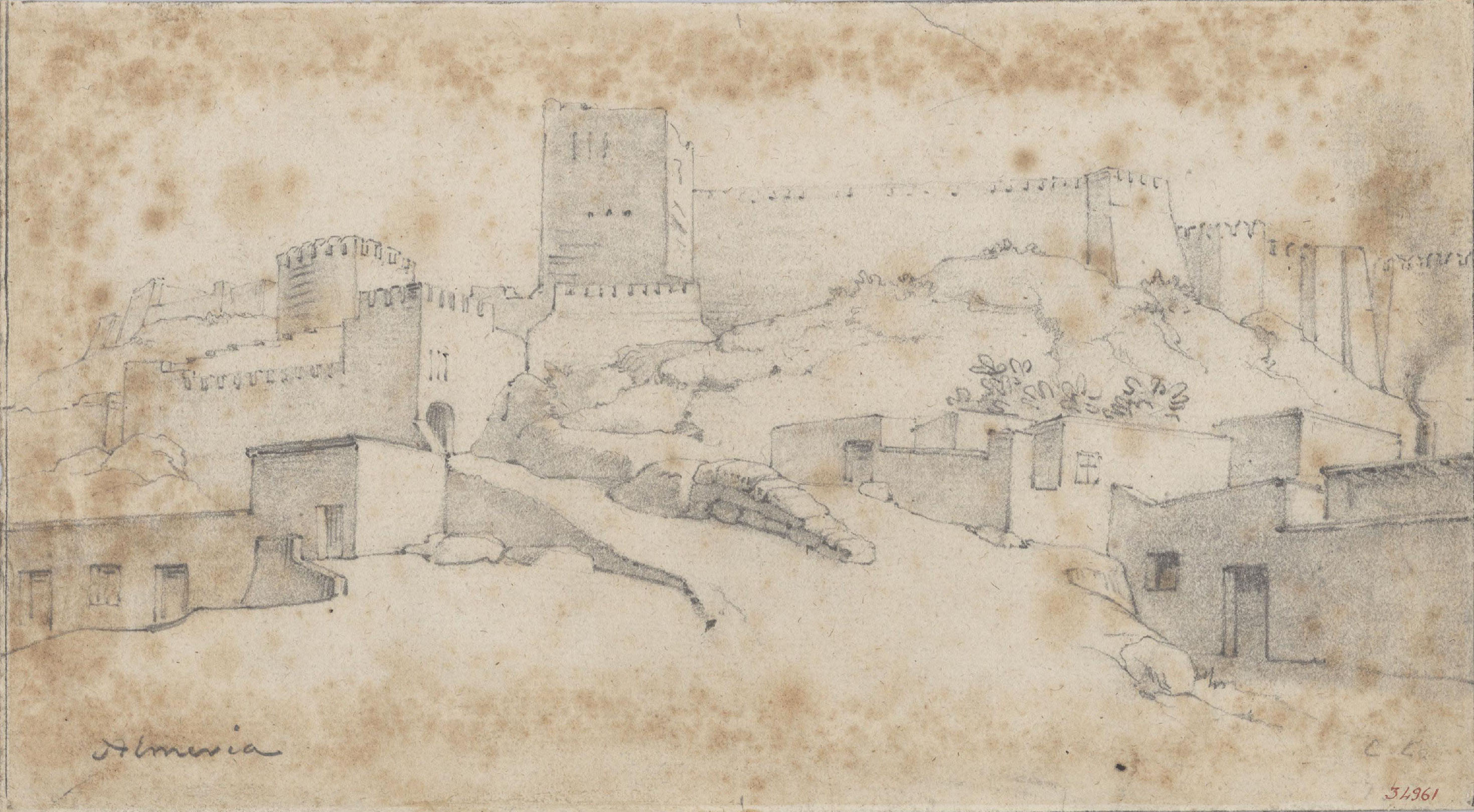 image for: Claudi Lorenzale - Alcassaba d'Almeria - Cap a 1843