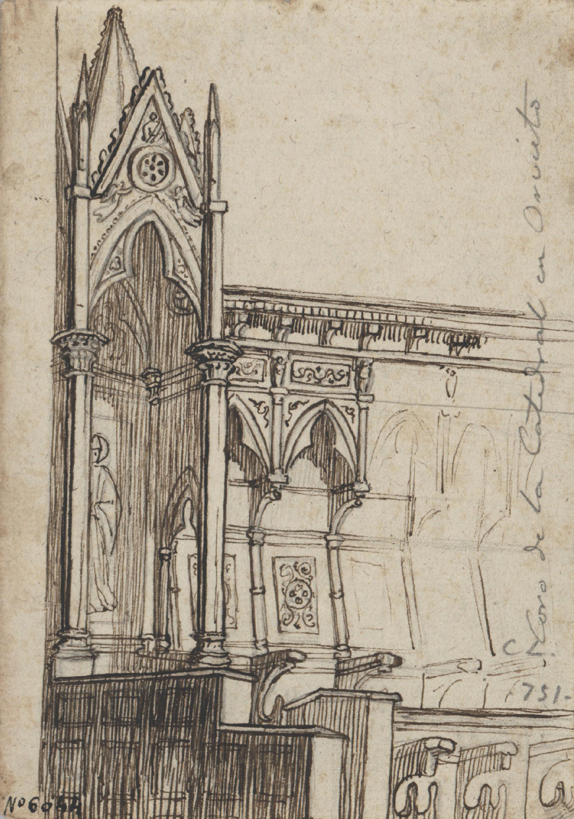 image for: Claudi Lorenzale - Cor de la catedral d'Orvieto - Cap a 1839-1840