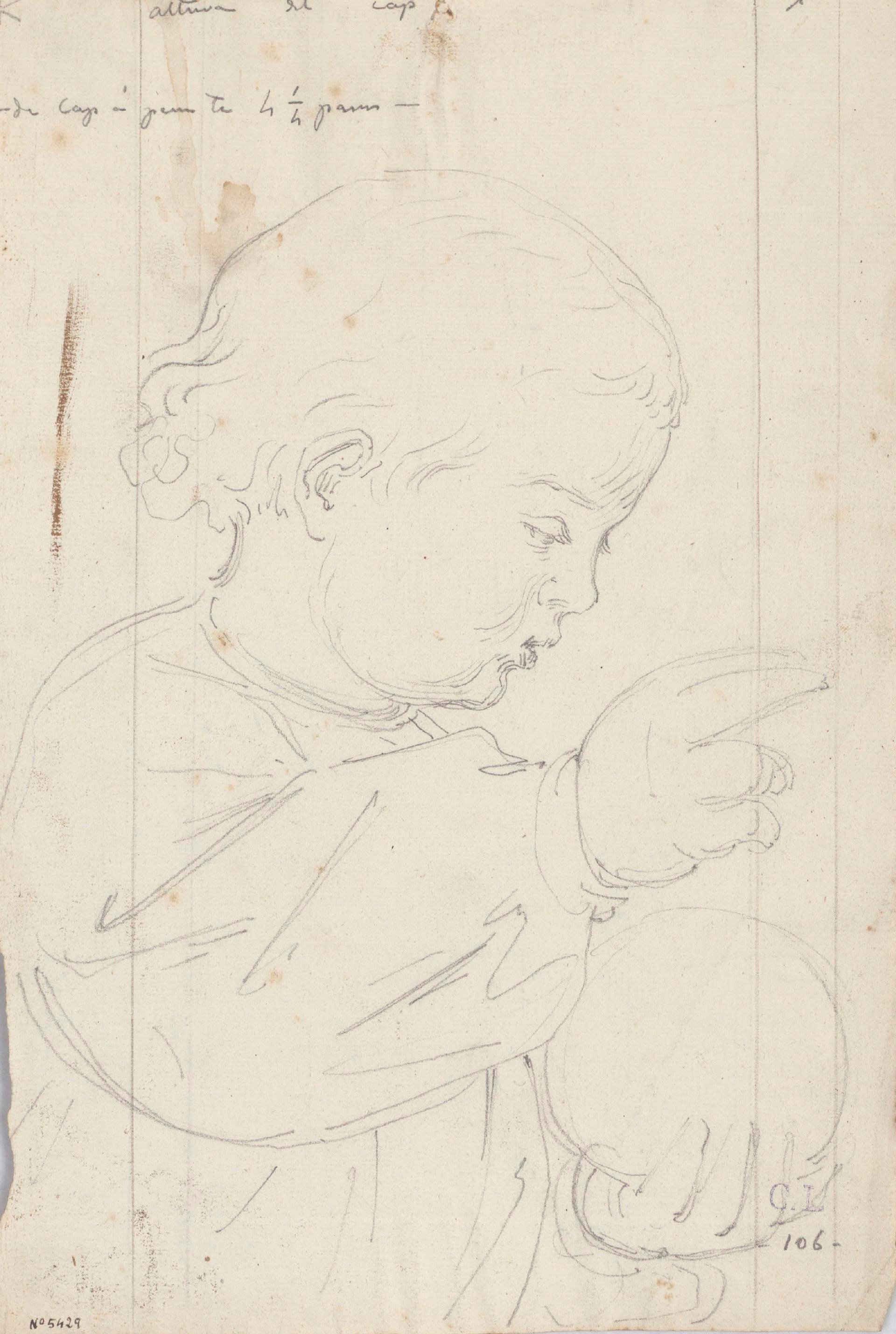 image for: Claudi Lorenzale - Cap del nen Jesús - Cap a 1850-1870