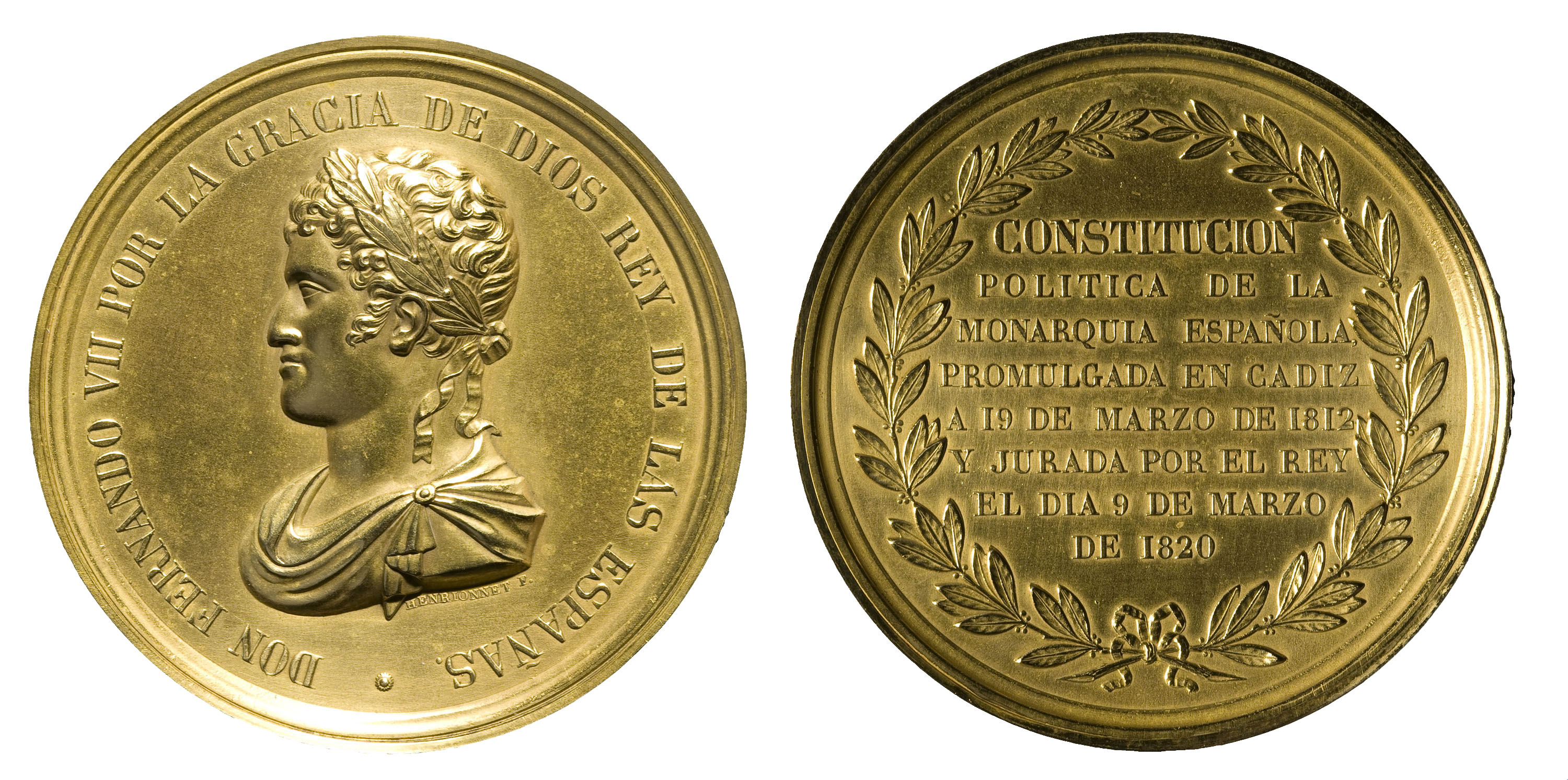 Henrionnet - Restabliment de la Constitució de 1812 - 1820 image for: Henrionnet - Restabliment de la Constitució de 1812 - 1820