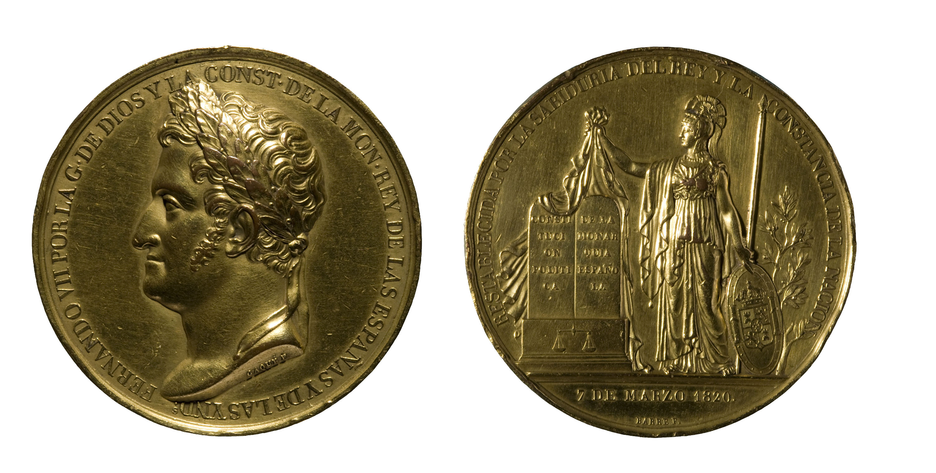 image for: Armand Auguste Caqué - Reestabliment de la Constitució - 1820