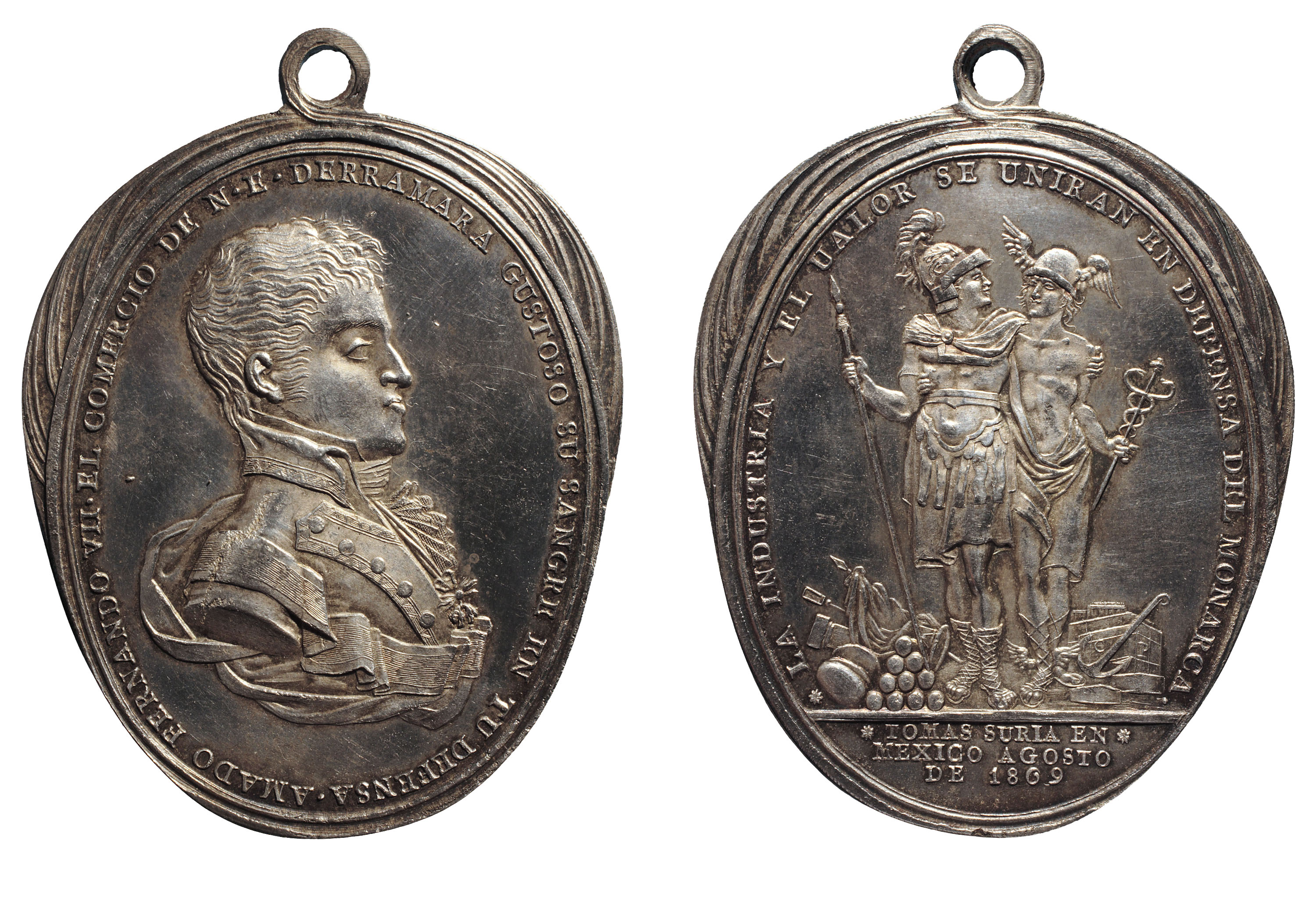 image for: Tomás Suría - Ferran VII, proclamació del Comerç de Nueva Espanya - 1809