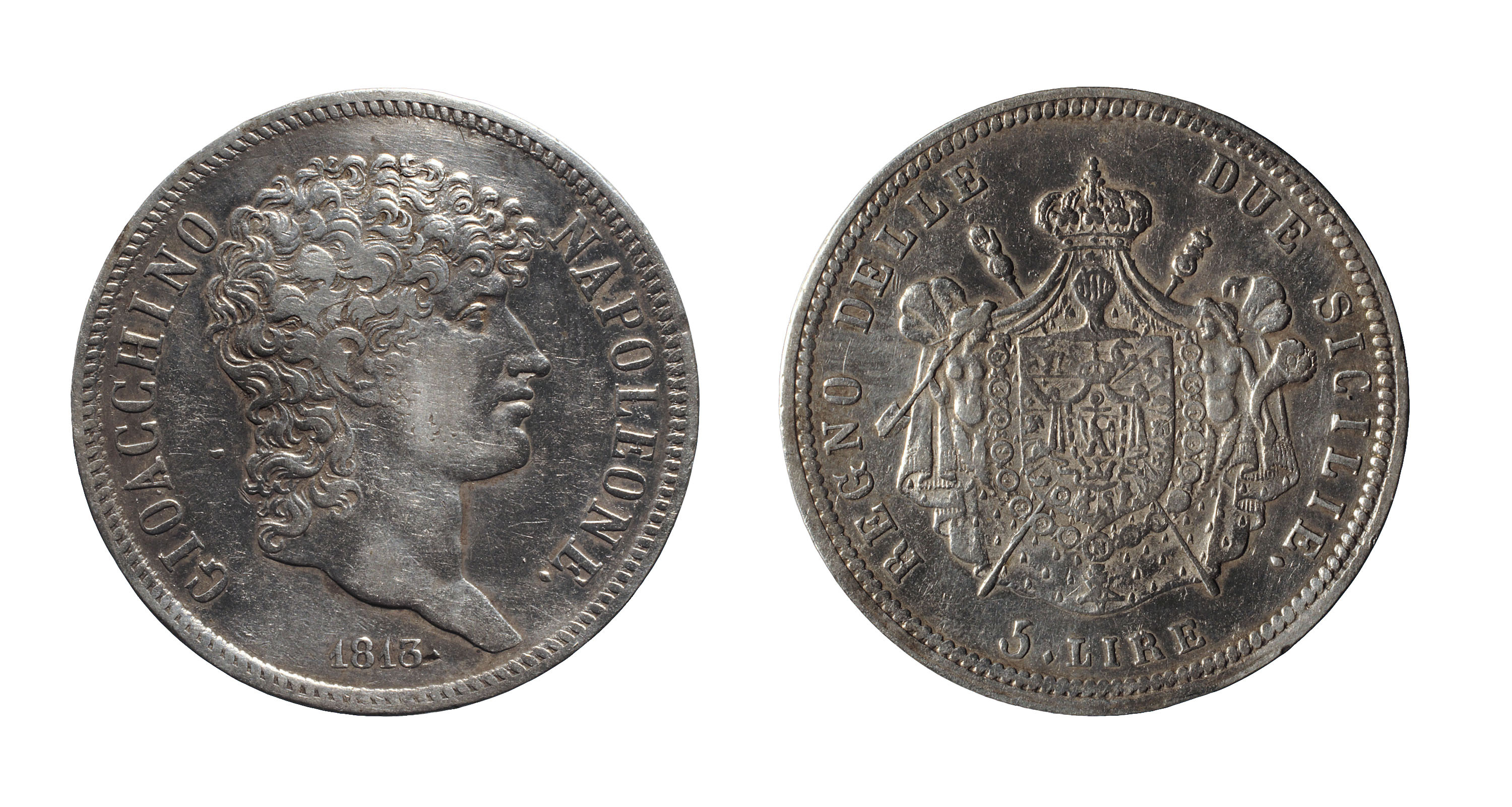 Joaquim Napoleó - 5 lires - 1813 image for: Joaquim Napoleó - 5 lires - 1813