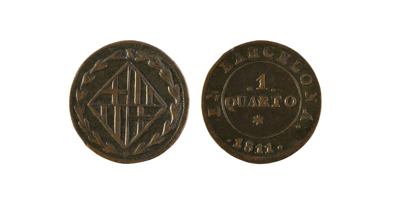 image for: Ocupació francesa - 1 quarto - 1811