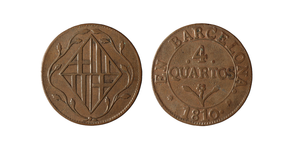 image for: Ocupació francesa - 4 quartos - 1810