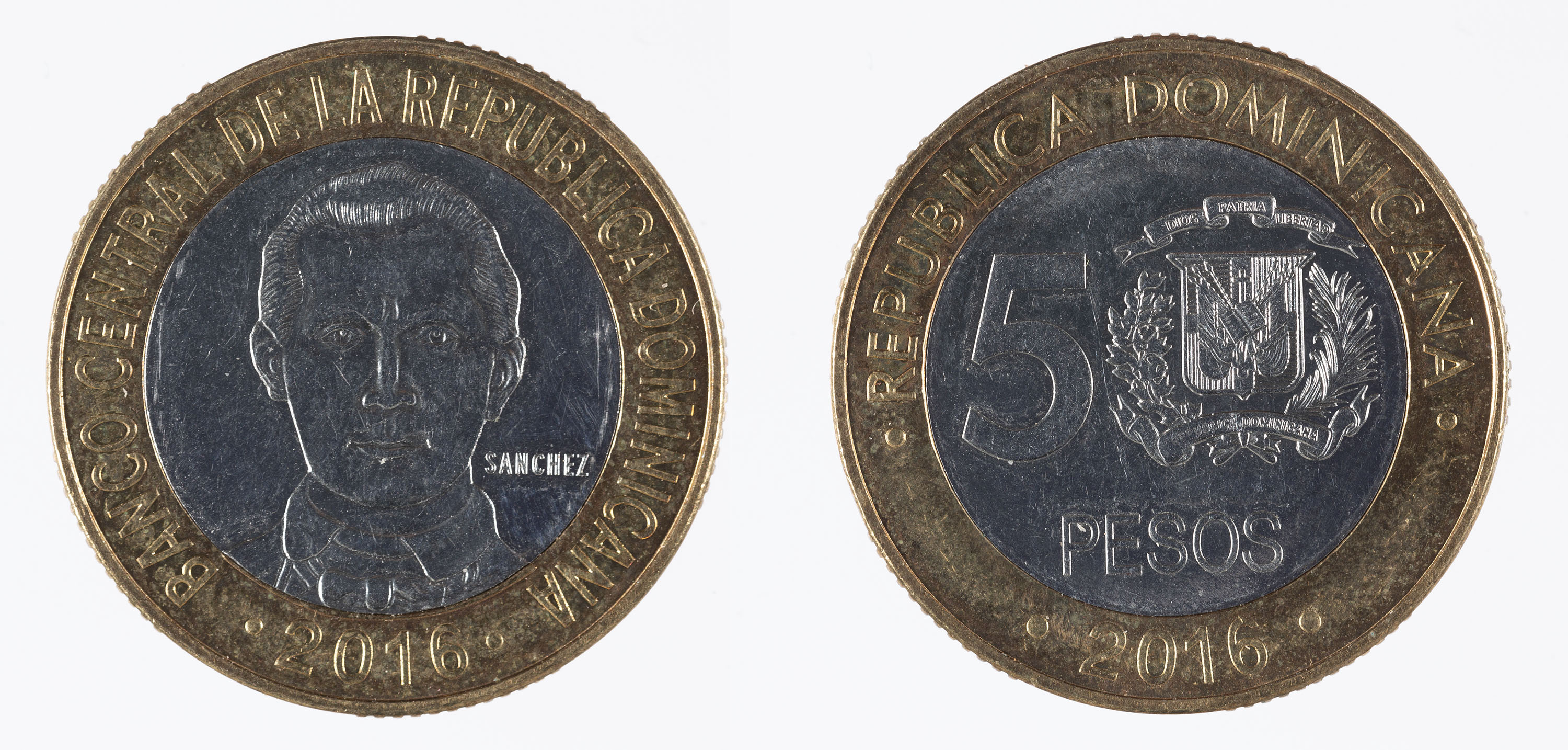 image for: República Dominicana - 5 pesos - 2016