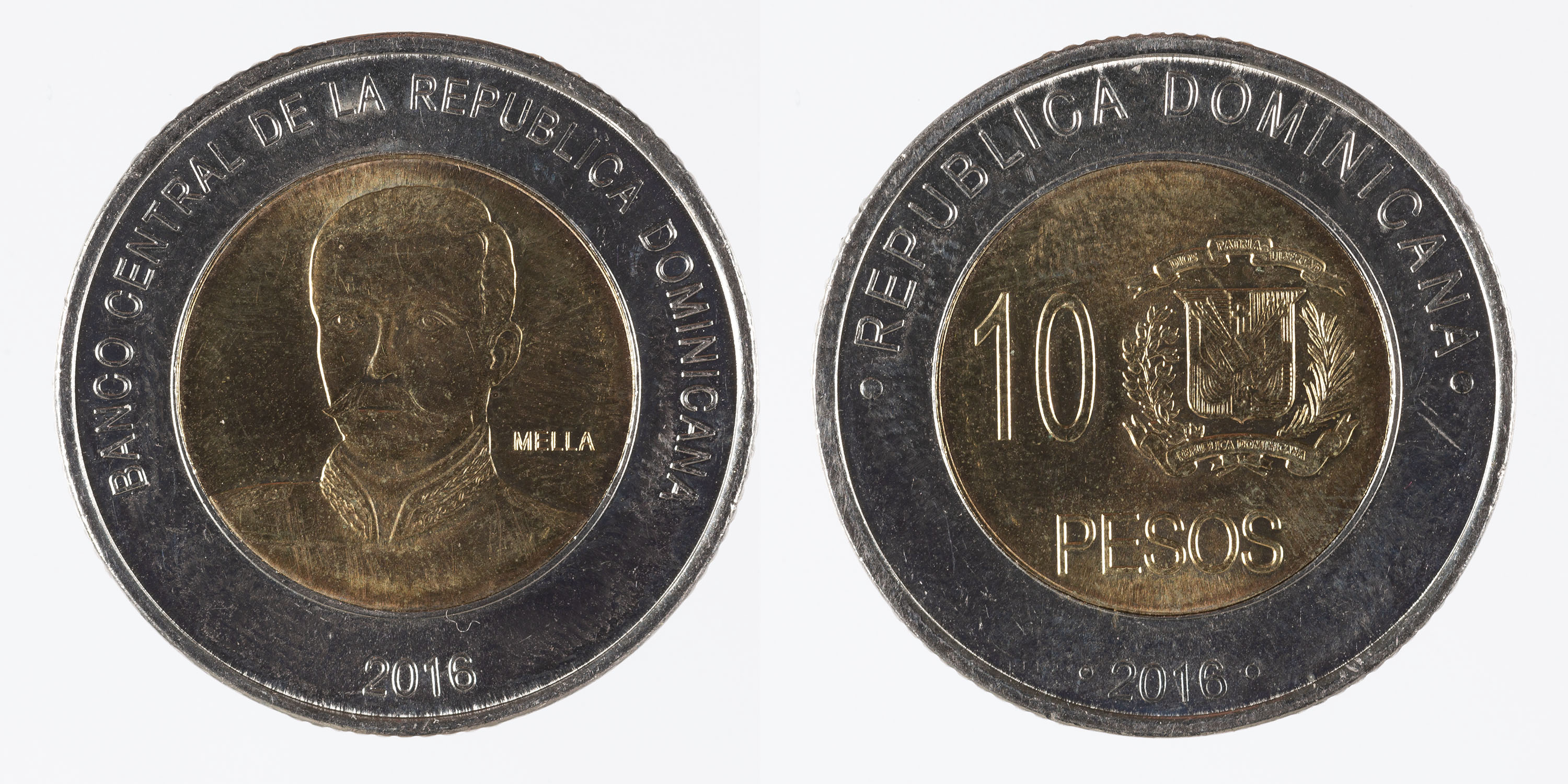 image for: República Dominicana - 10 pesos - 2016