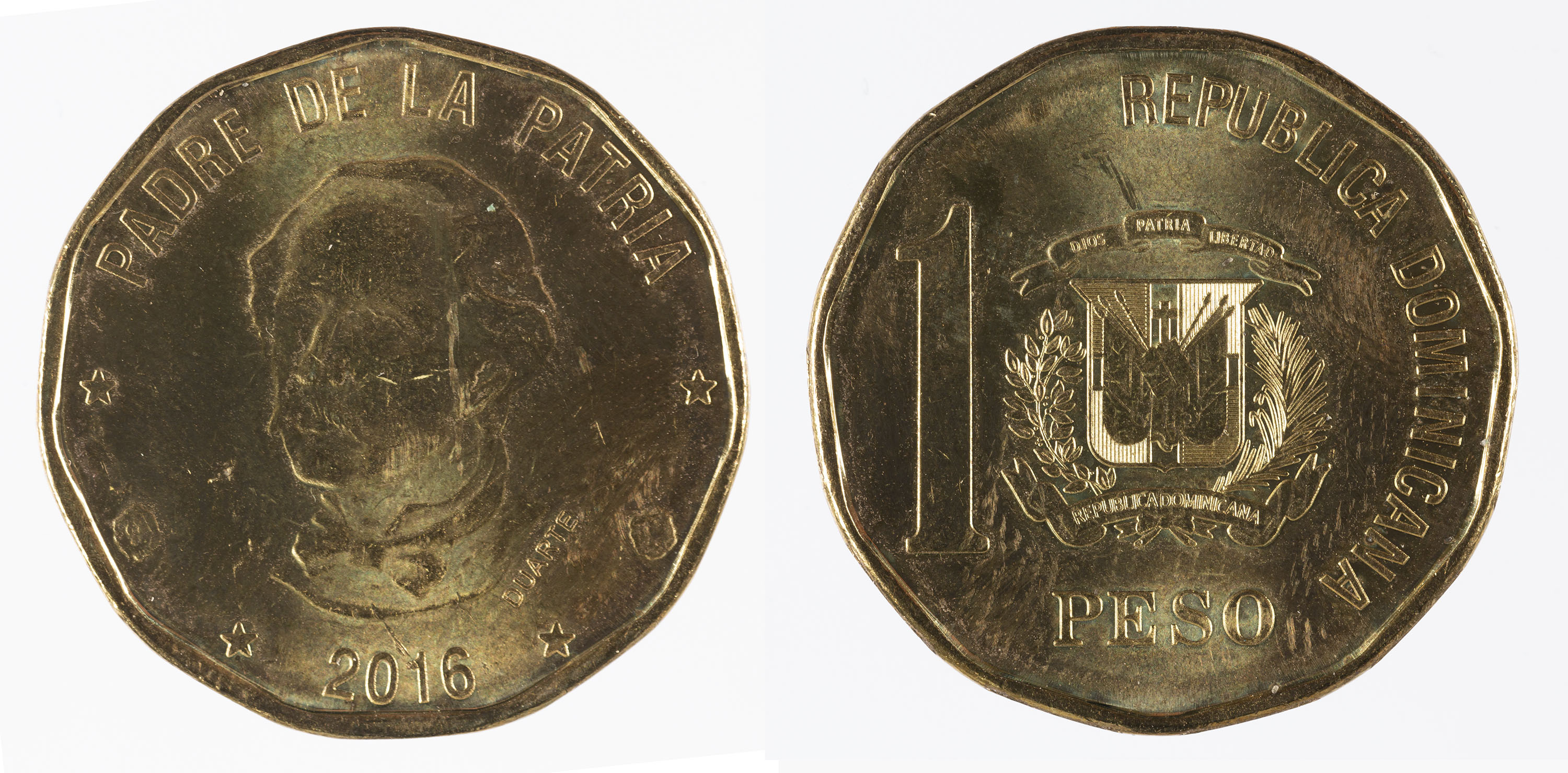 image for: República Dominicana - 1 peso - 2016