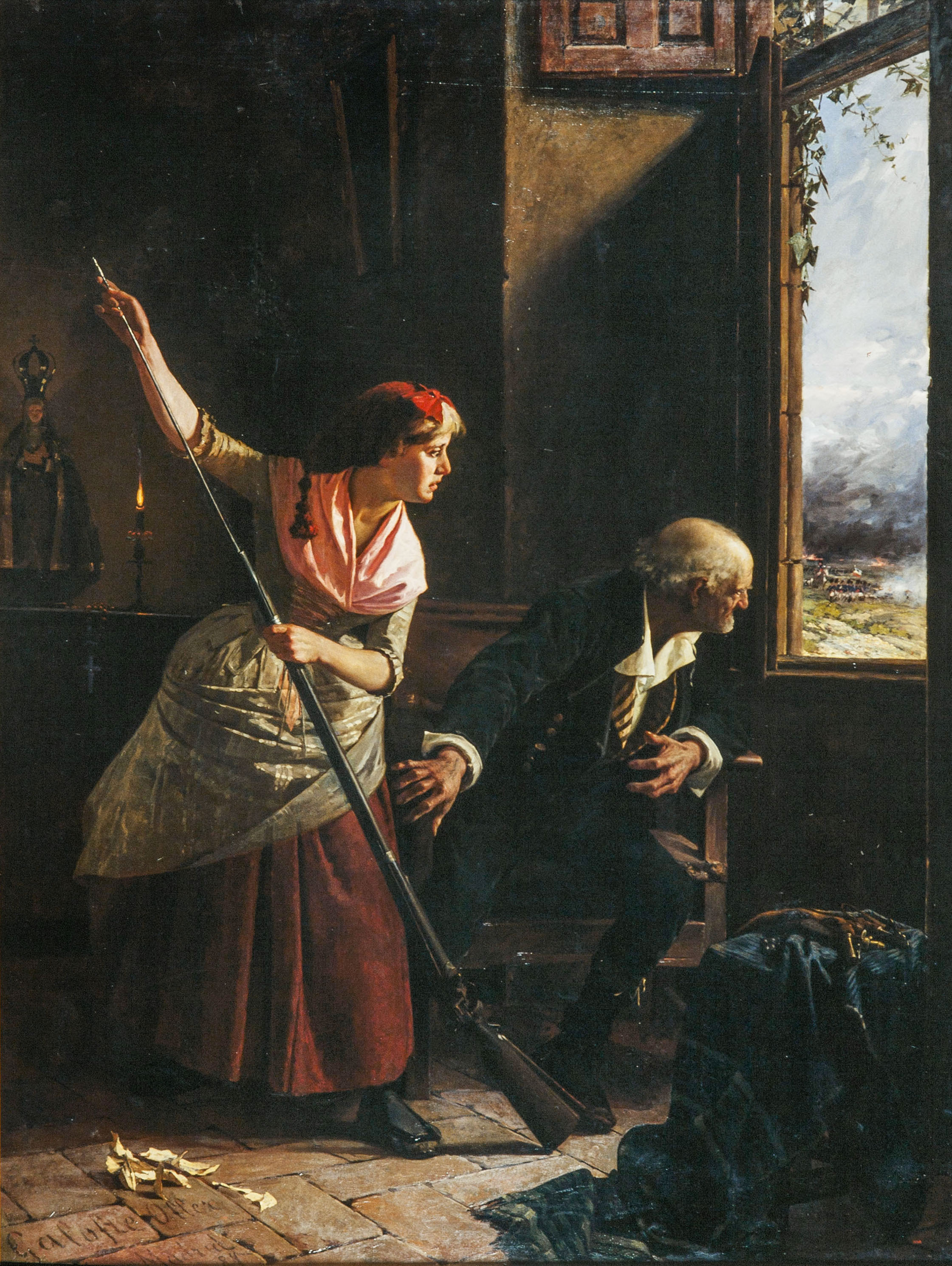 image for: Francesc Galofre - Herois sense glòria - 1887