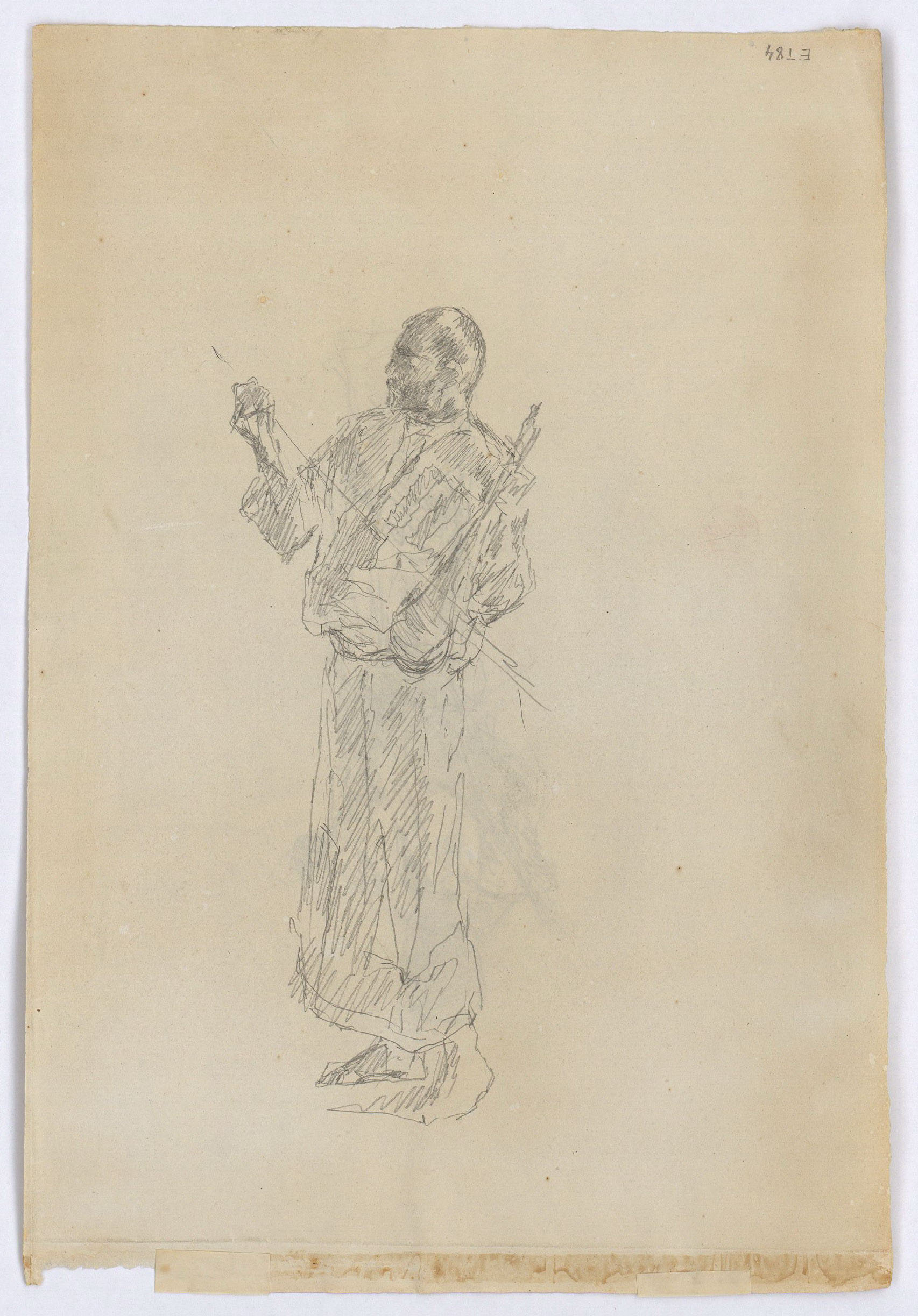 image for: Marià Fortuny - Estudi per al quadre «Músics àrabs» (anvers) / Estudi per al quadre «Músics àrabs» (revers) - Cap a 1872 [1]