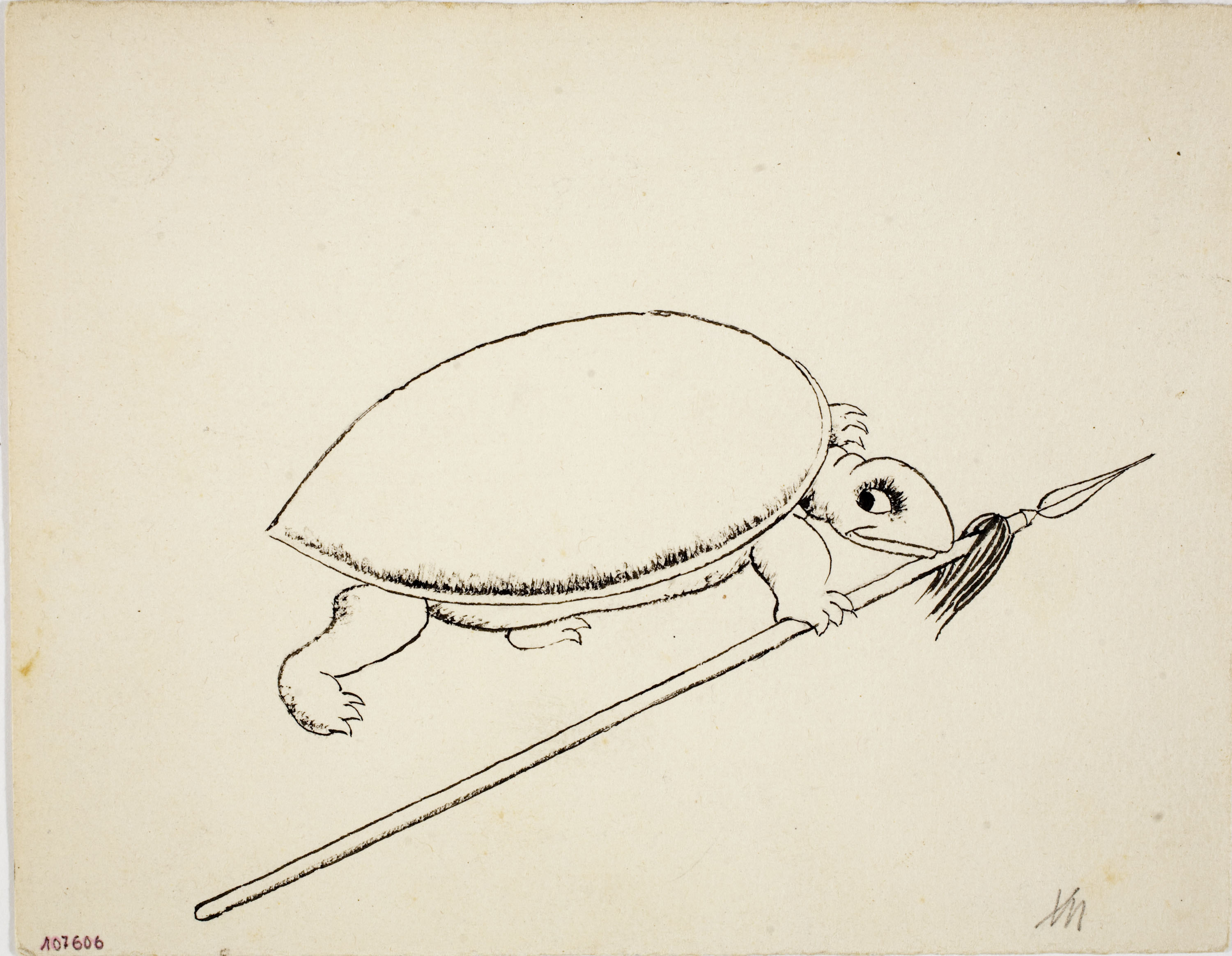 Xavier Nogués - Tortuga (il·lustració per al «Bestiari» de Joan Oliver) - Cap a 1937 image for: Xavier Nogués - Tortuga (il·lustració per al «Bestiari» de Joan Oliver) - Cap a 1937