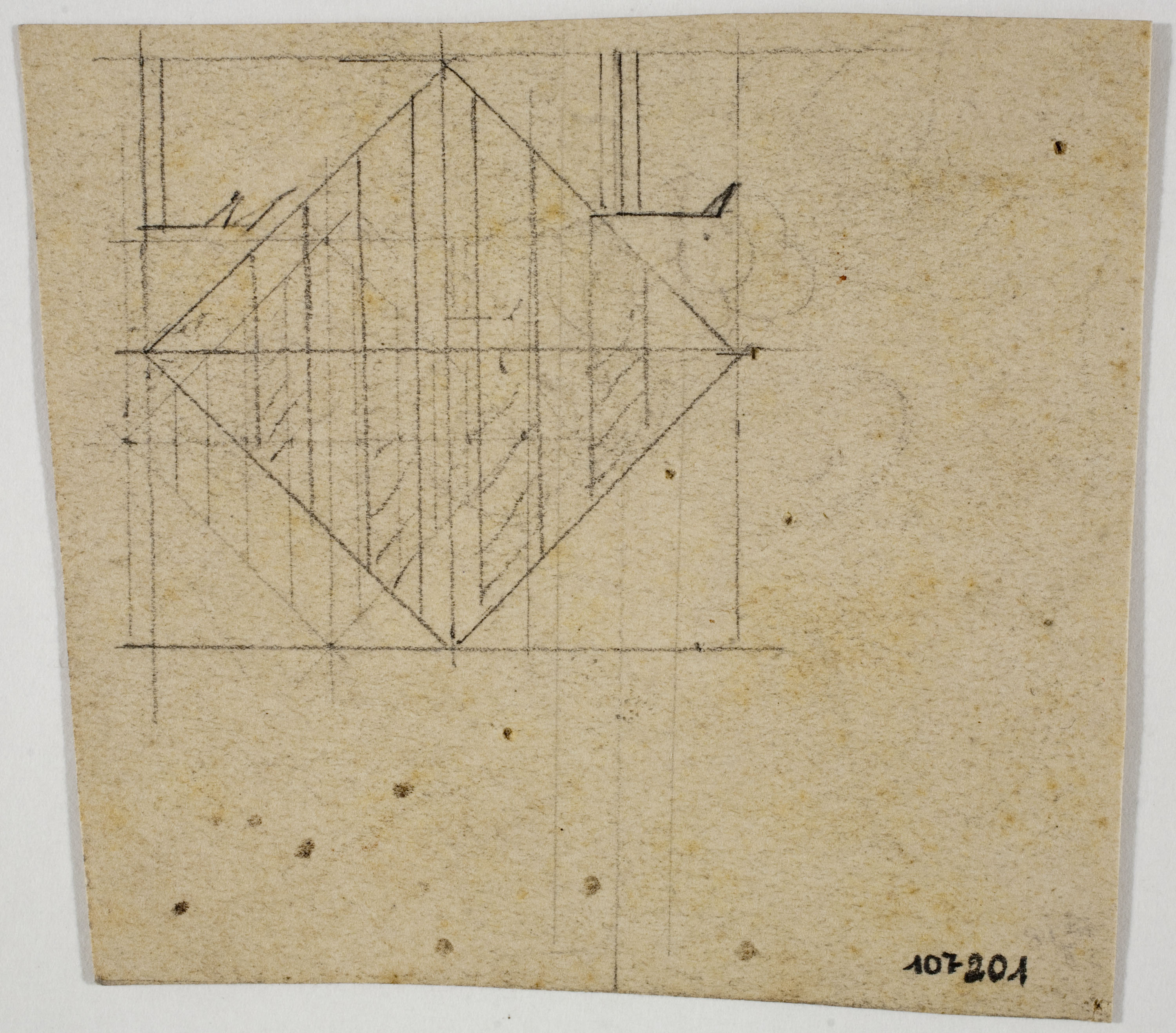 image for: Xavier Nogués - Esbós d'escut [de Barcelona]. Estudi preparatori per a un medalló - Cap a 1924-1928